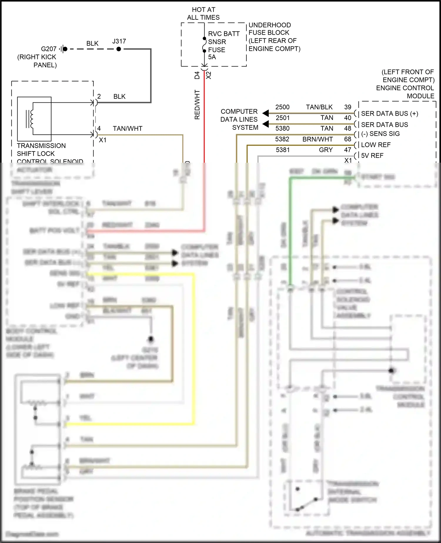 Wiring diagram low ref for Chevrolet Equinox II facelift (2015-2017) (9 of 43)