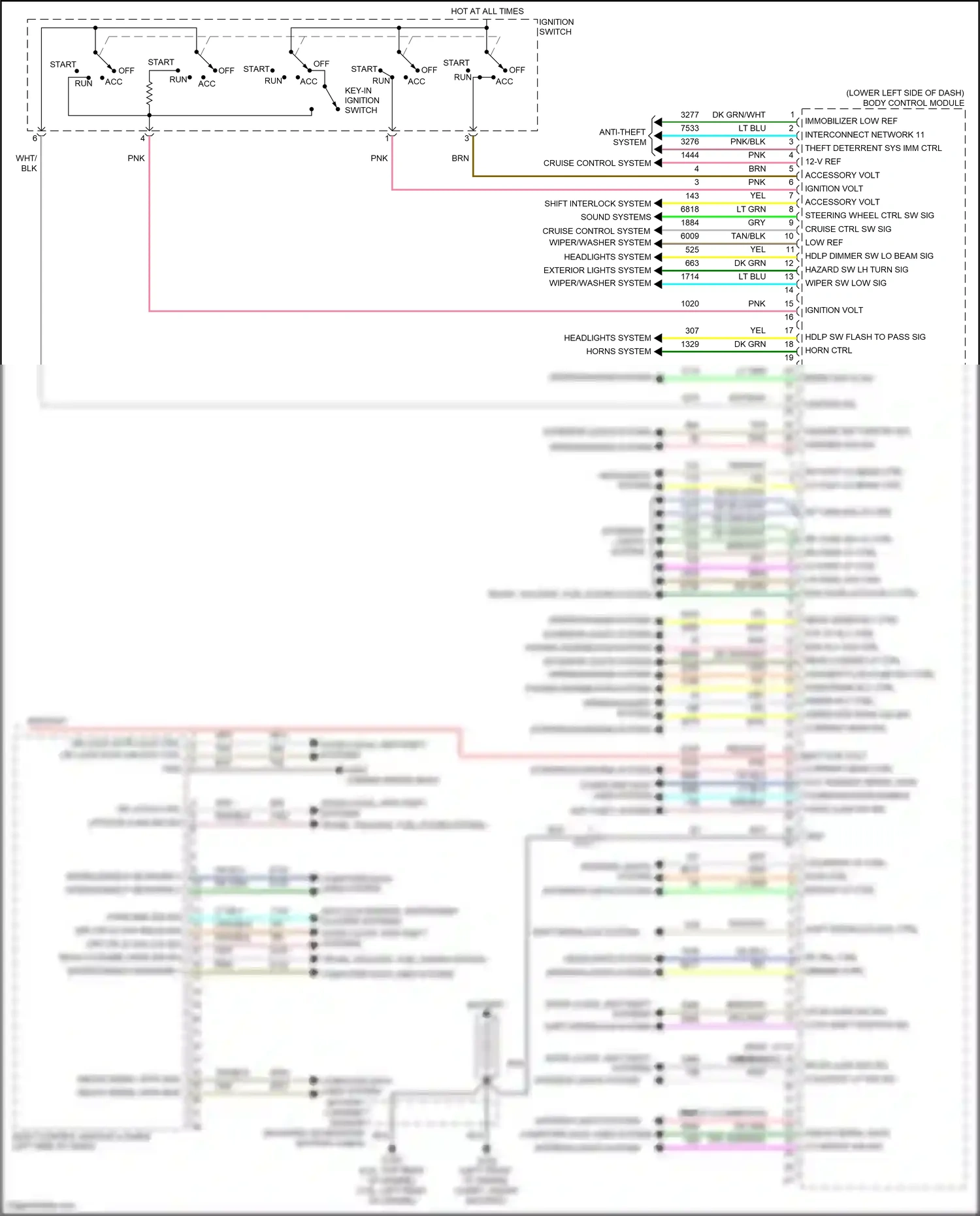 Wiring diagram low ref for Chevrolet Equinox II facelift (2015-2017) (4 of 43)