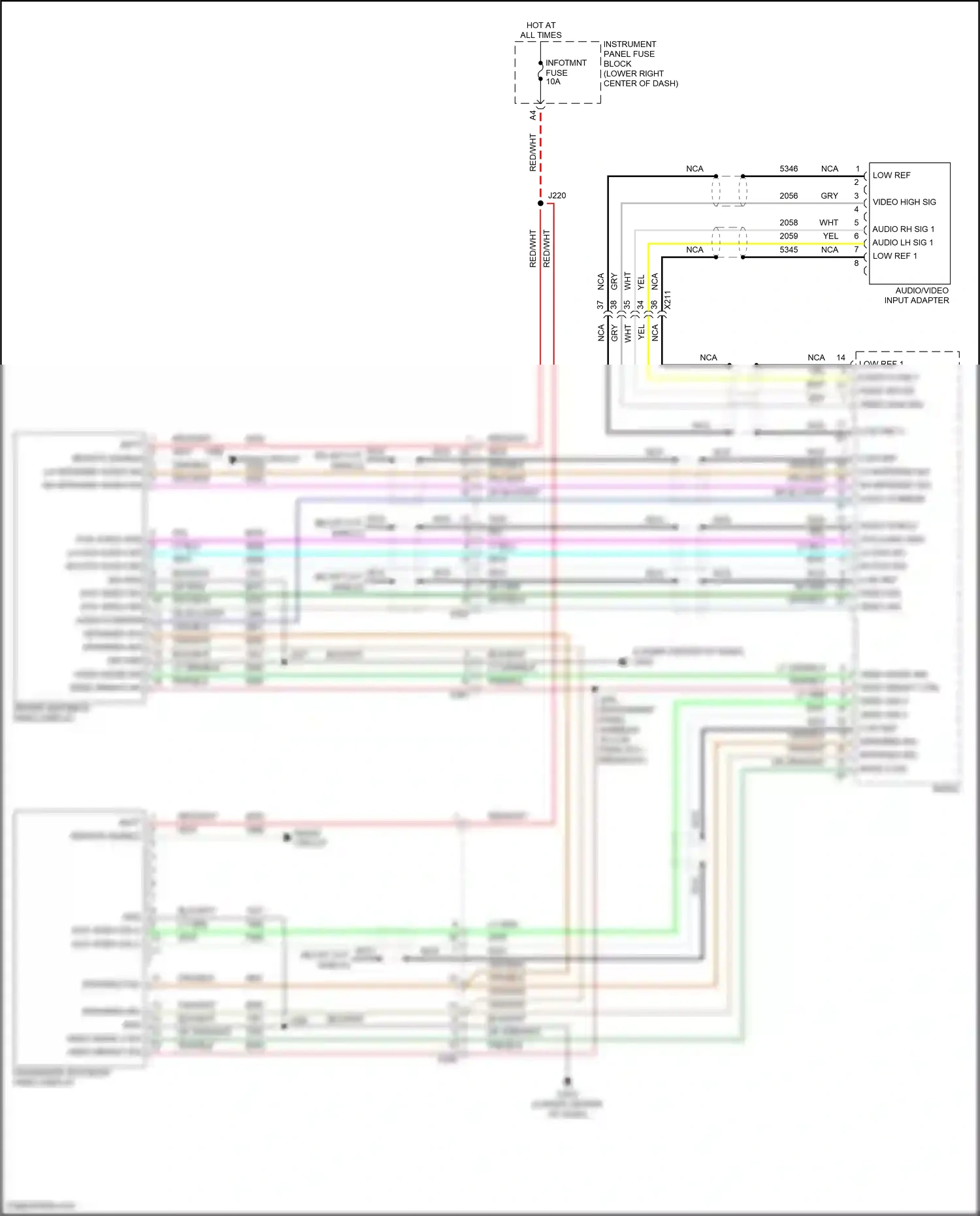 Wiring diagram low ref for Chevrolet Equinox II facelift (2015-2017) (30 of 43)