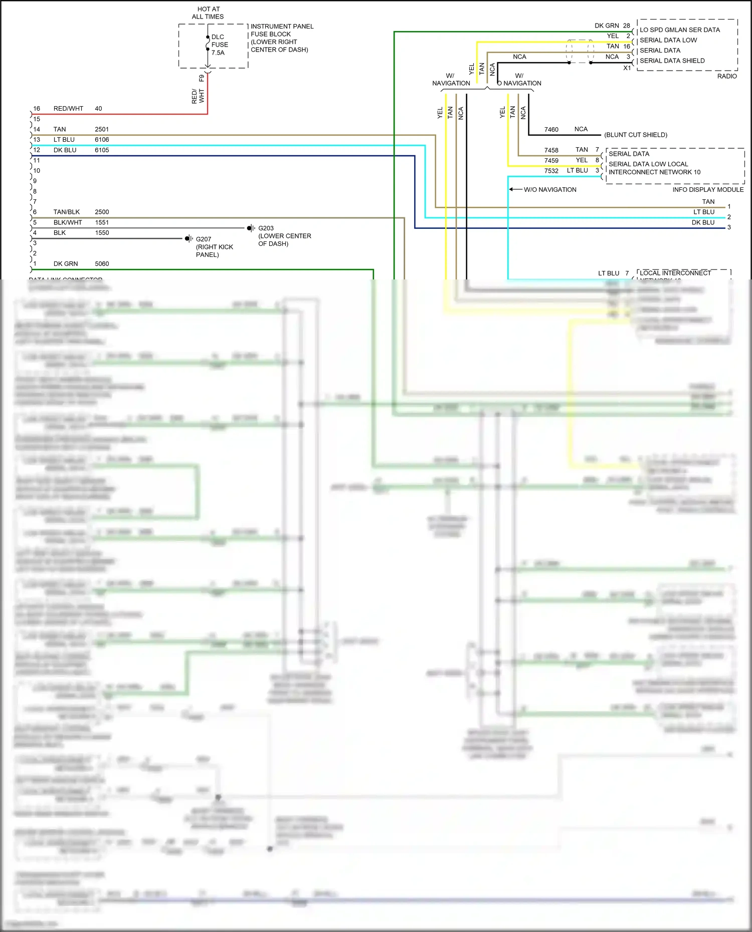 Wiring diagram network 4 for Chevrolet Equinox II facelift (2015-2017) (1 of 6)