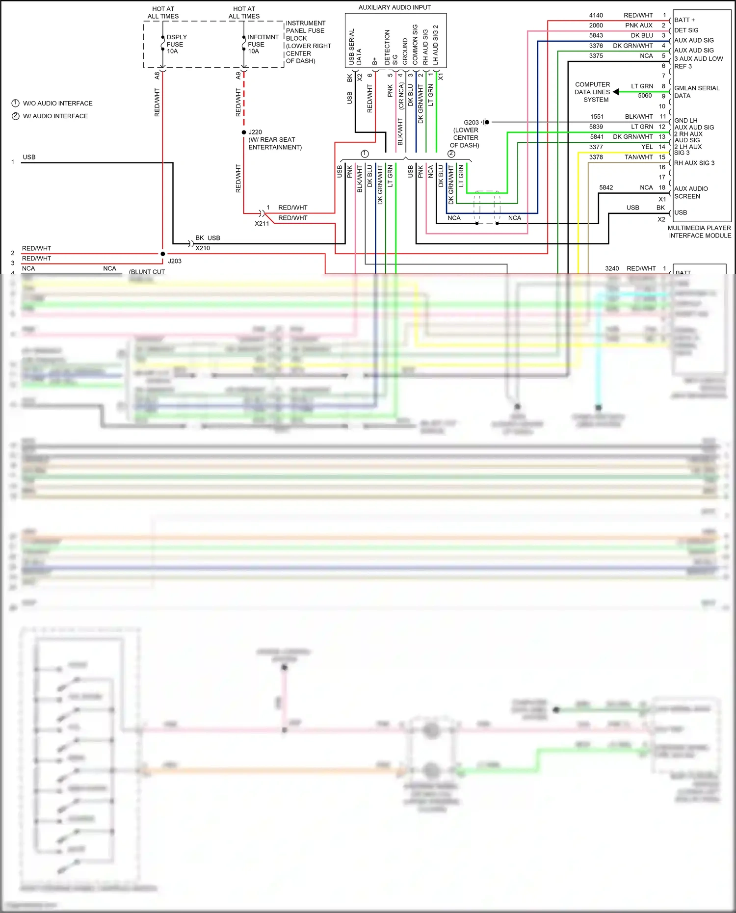 Chevrolet Equinox II facelift (2015-2017) ref 3 wiring diagram  (1 of 2)
