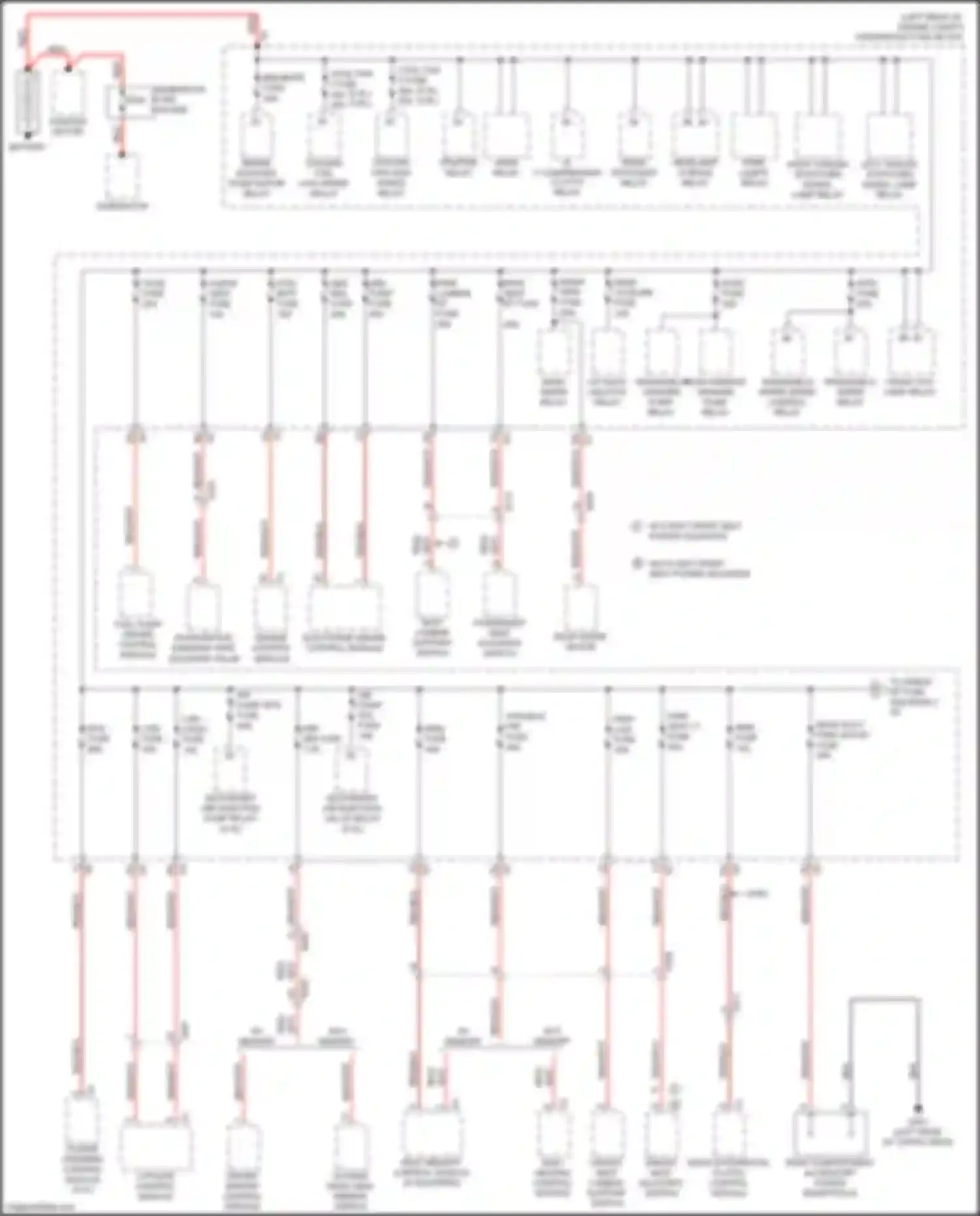 Wiring diagram seat memory control module for Chevrolet Equinox II facelift (2015-2017) (2 of 2)