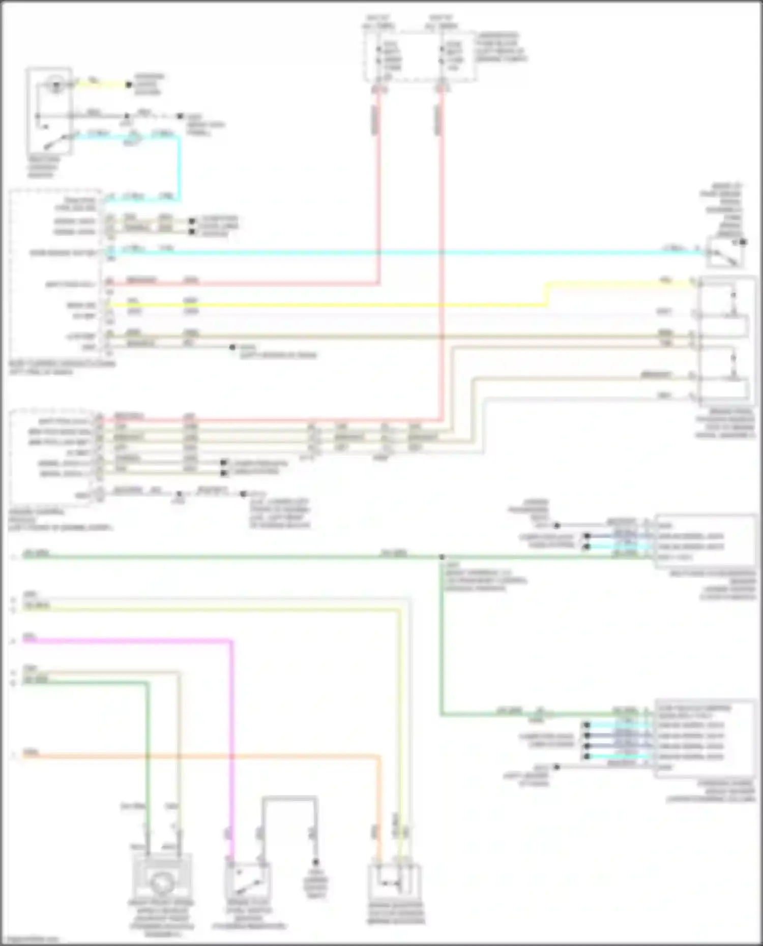 Wiring diagram traction ctrl sw sig for Chevrolet Equinox II facelift (2015-2017) (1 of 2)