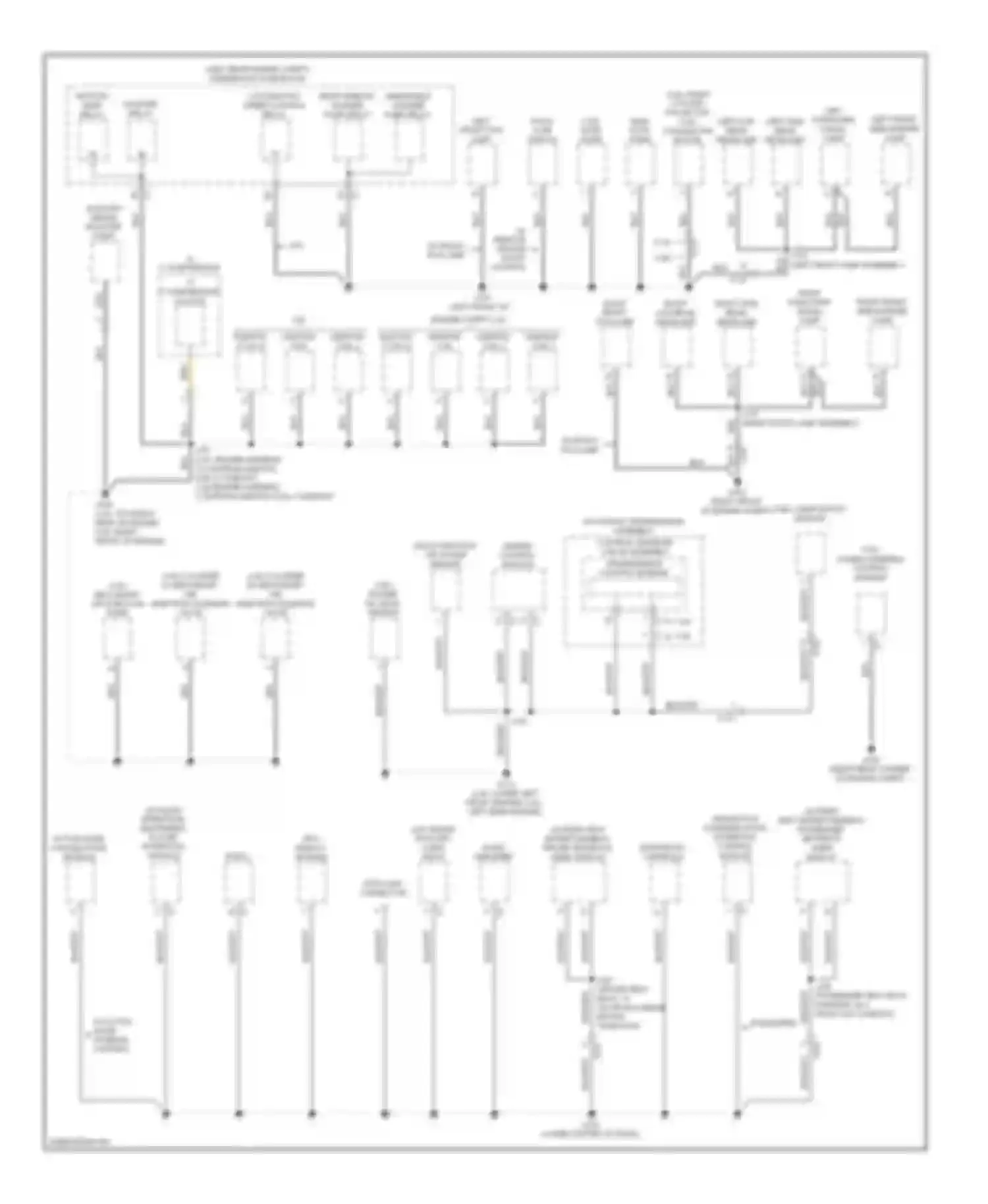Equinox Chevrolet II (2009-2015): Ground distribution circuit (1 of 4)