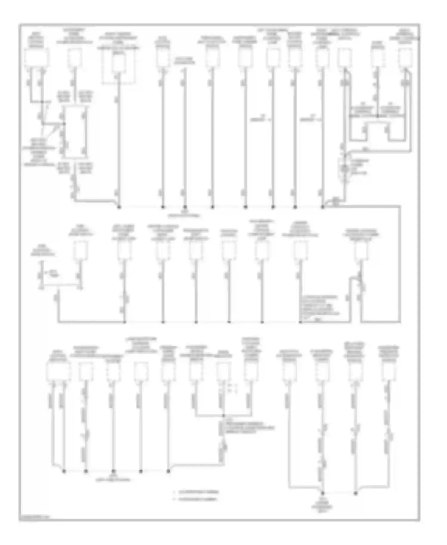Equinox Chevrolet II (2009-2015): Ground distribution circuit (2 of 4)