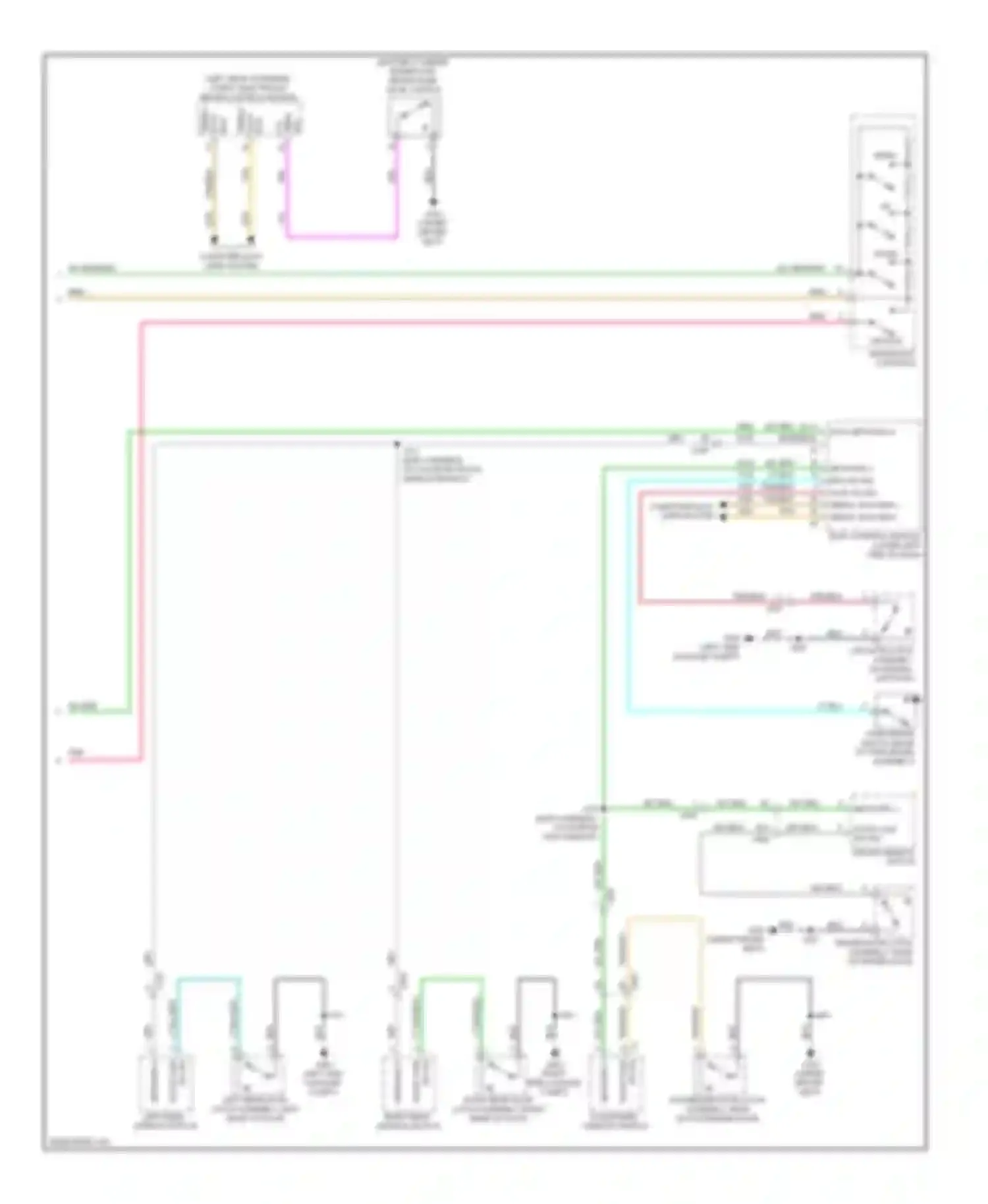 Equinox Chevrolet II (2009-2015): Instrument cluster circuit (2 of 2)