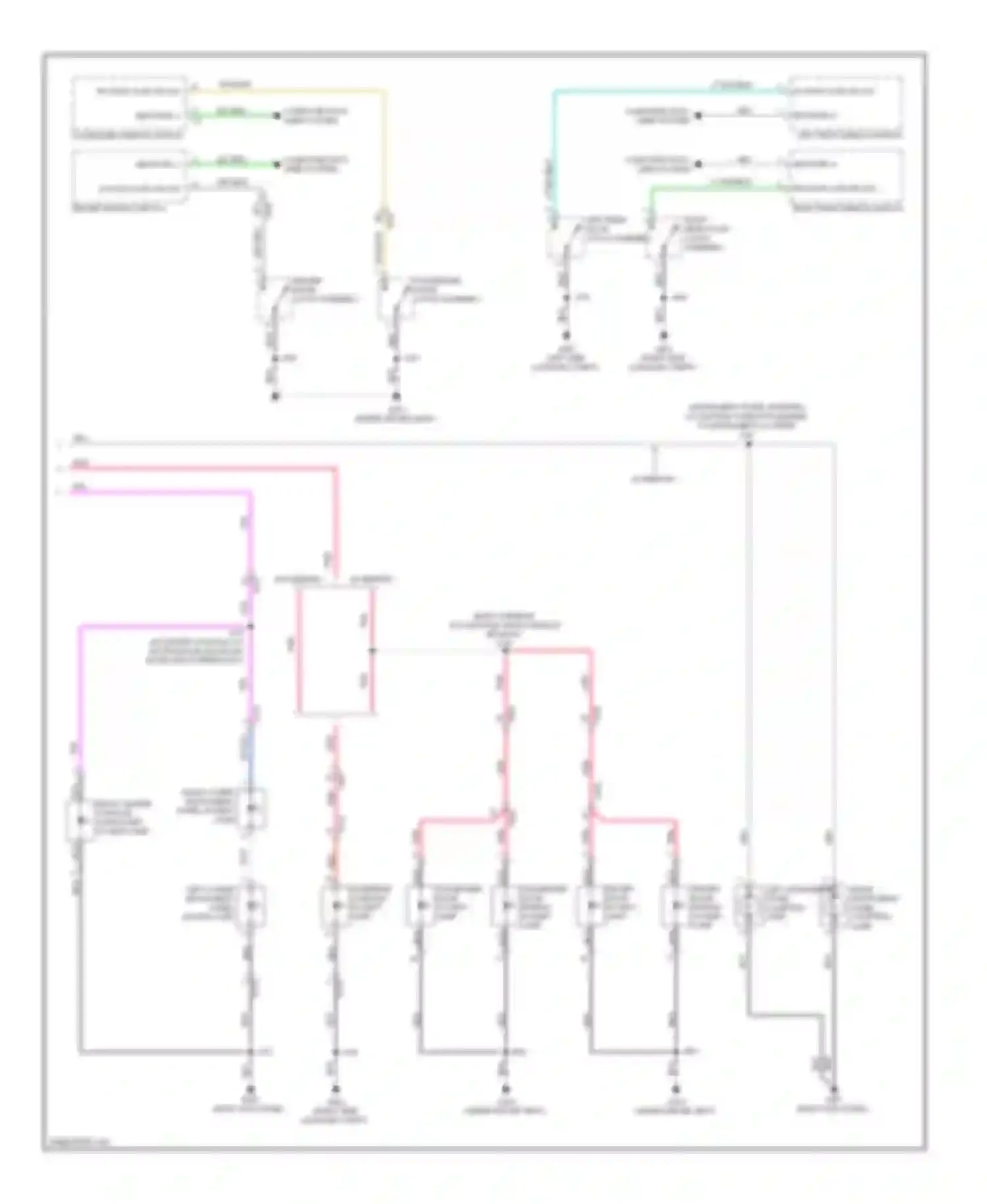 Equinox Chevrolet II (2009-2015): Courtesy lamps circuit (2 of 2)