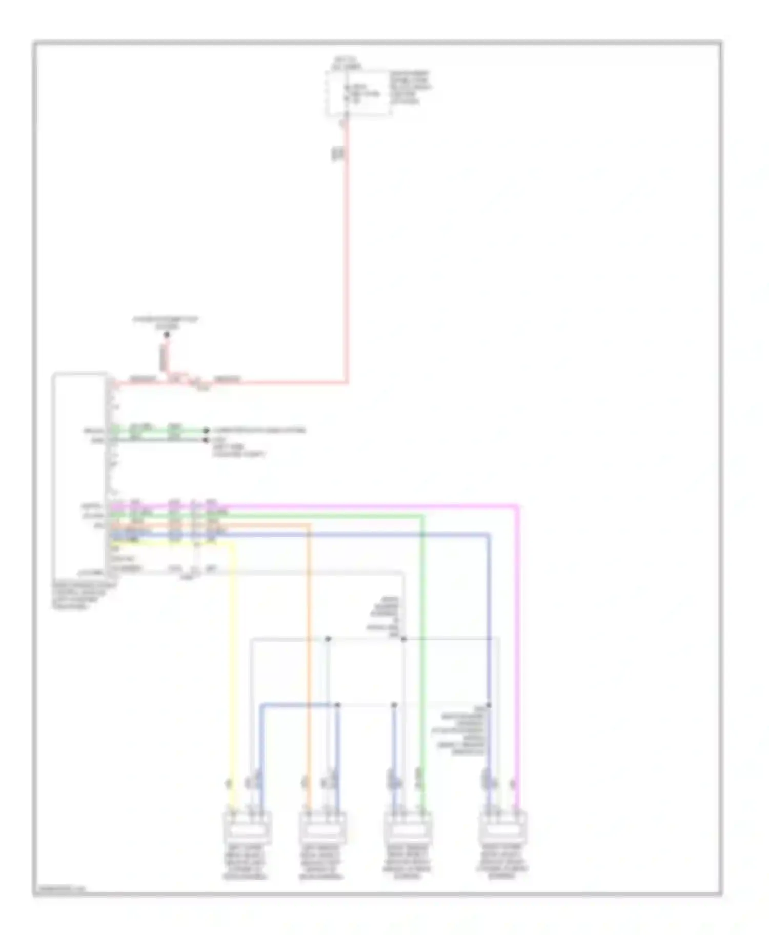 Equinox Chevrolet II (2009-2015): Parking assistant circuit