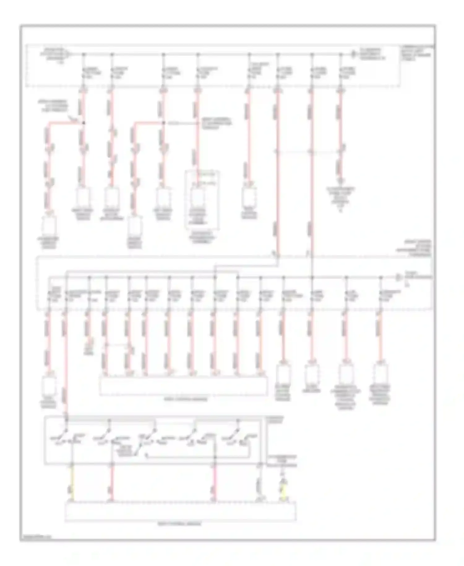 Equinox Chevrolet II (2009-2015): Power distribution circuit (2 of 4)