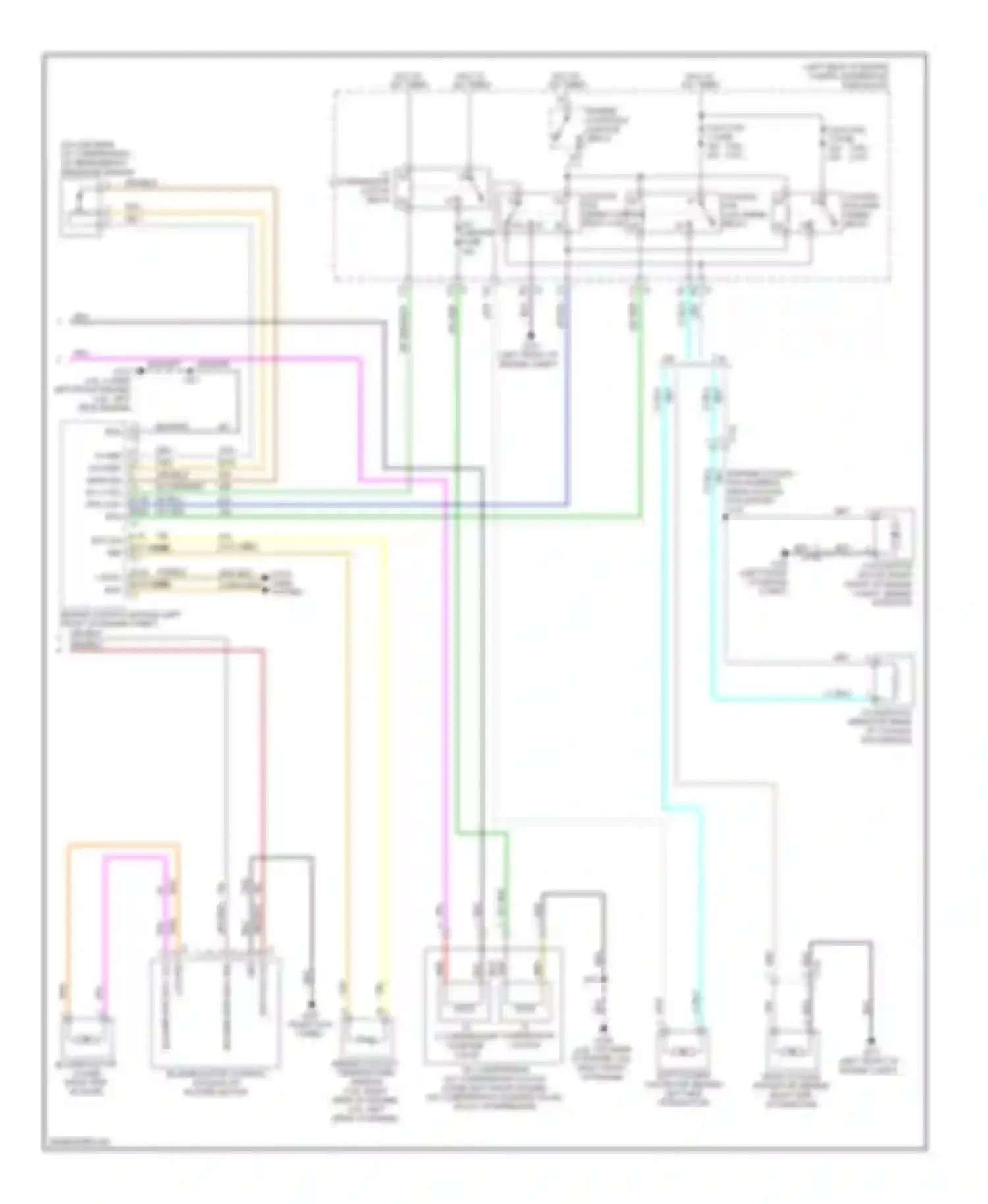 Wiring diagram a/c compressor clutch relay for Chevrolet Equinox II (2009-2015) (1 of 3)