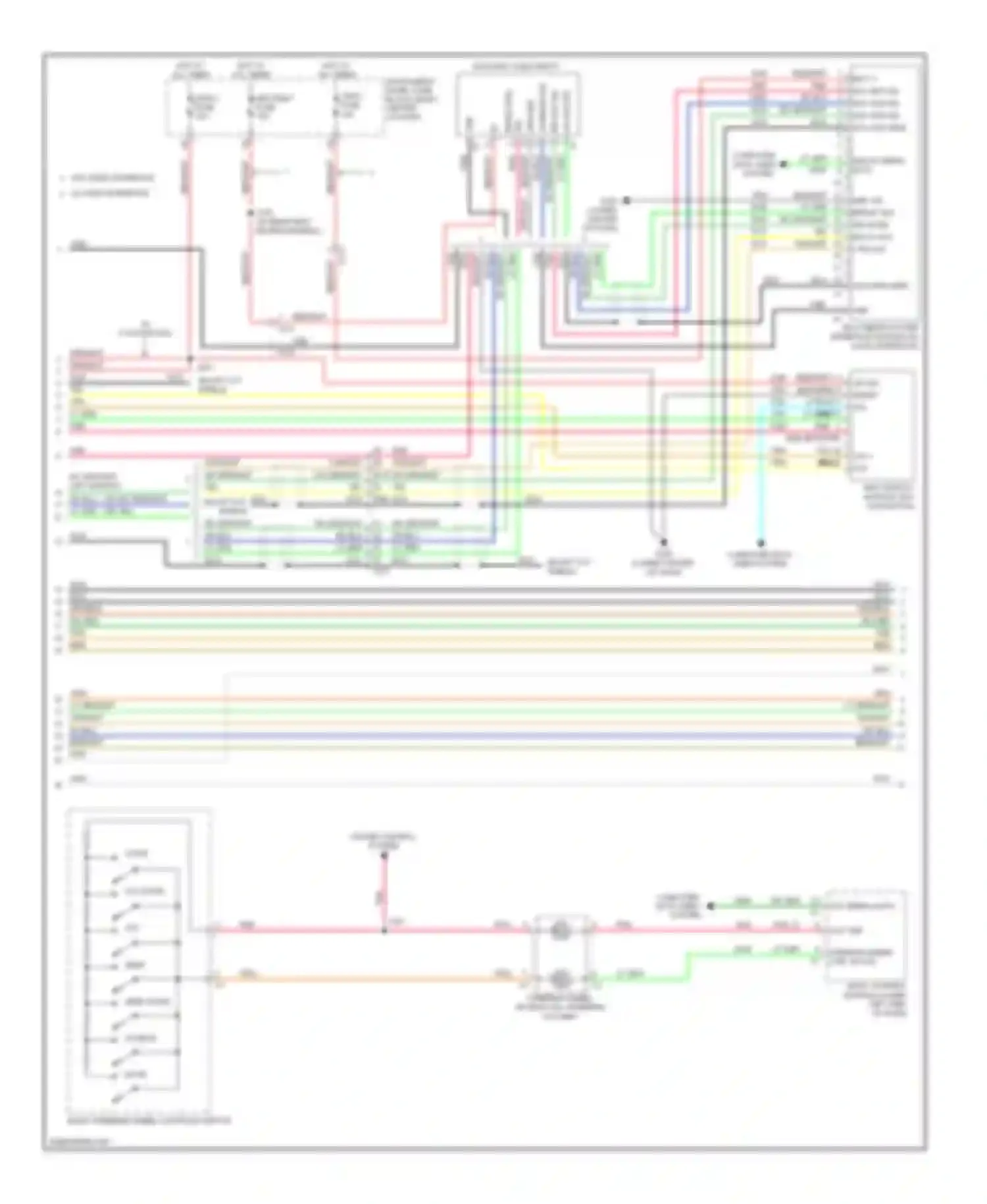 Wiring diagram common sig for Chevrolet Equinox II (2009-2015) (1 of 2)