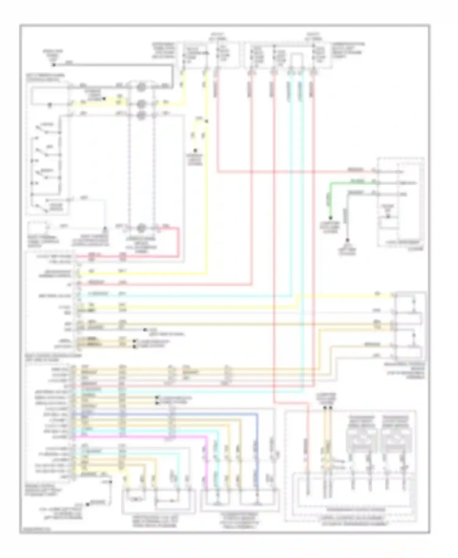 Wiring diagram data bus - for Chevrolet Equinox II (2009-2015) (2 of 3)