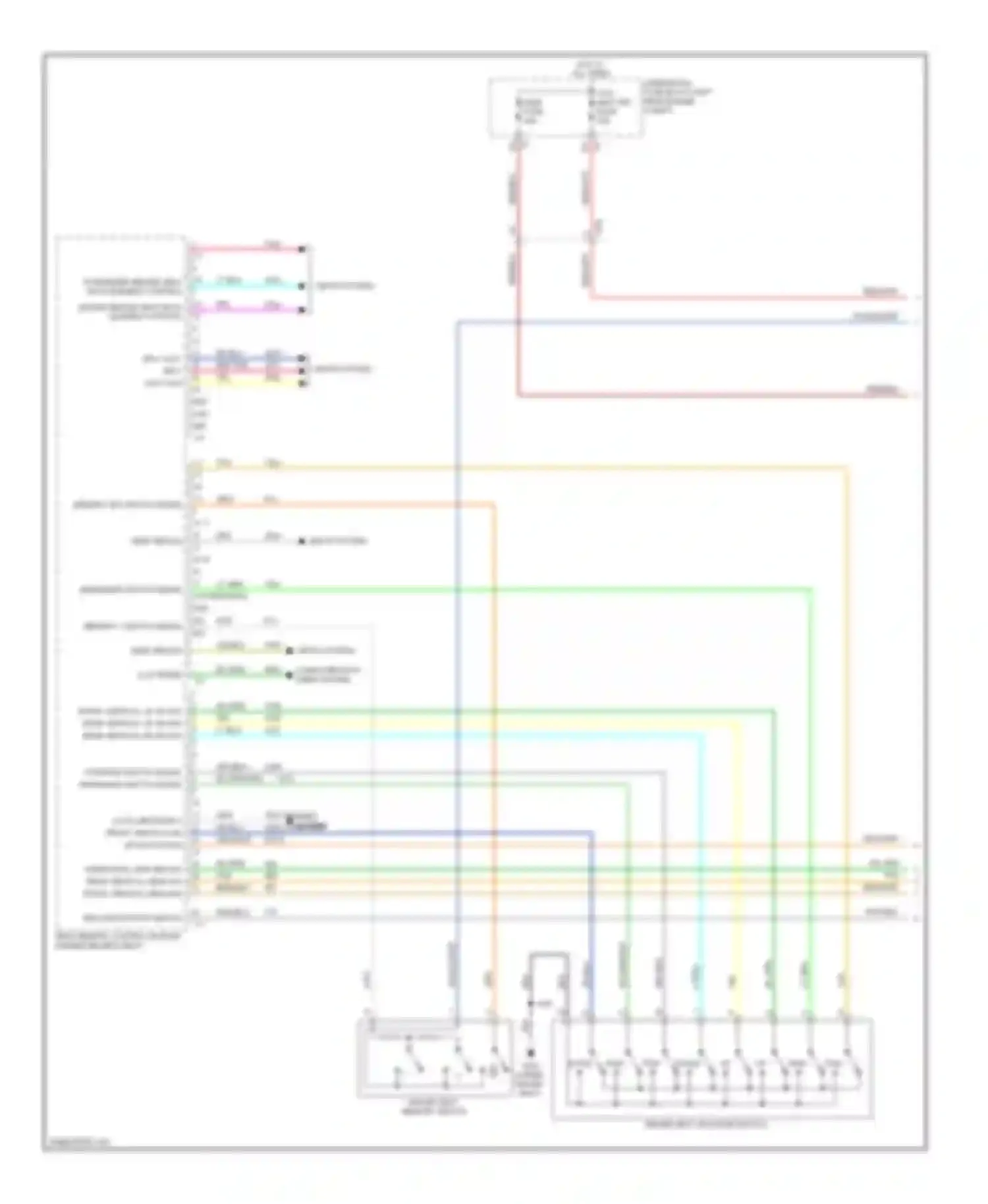 Wiring diagram front vertical up sw sig rear vertical up sw sig rear vertical dn sw sig for Chevrolet Equinox II (2009-2015) (1 of 1)