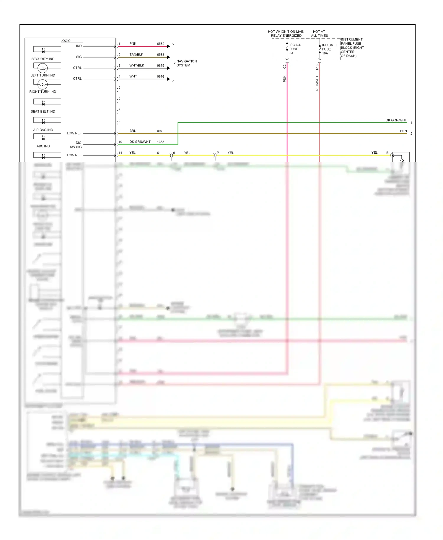 Wiring diagram mil ctrl for Chevrolet Equinox II (2009-2015) (1 of 2)