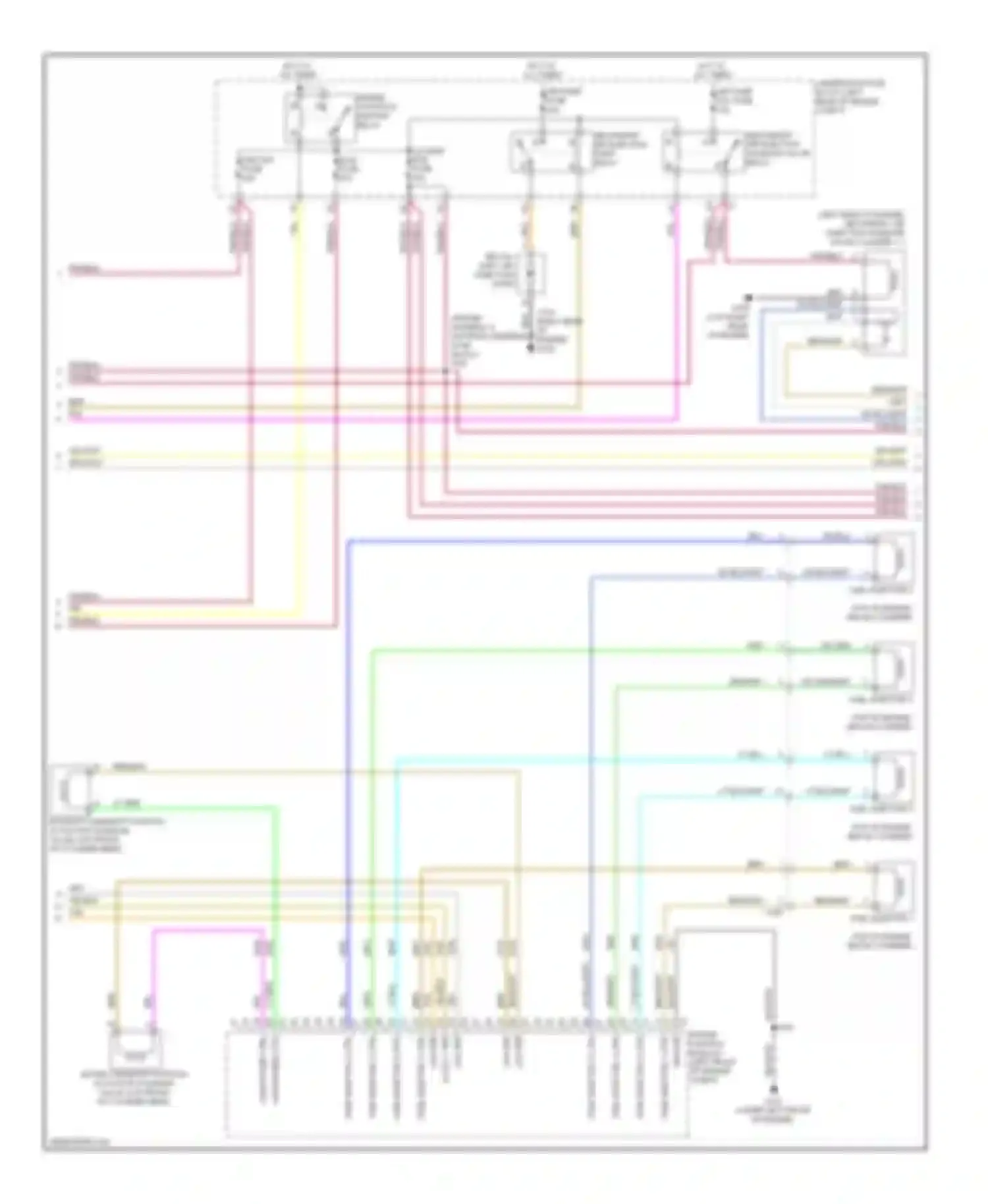 Wiring diagram secondary air injection solenoid valve relay for Chevrolet Equinox II (2009-2015) (2 of 2)