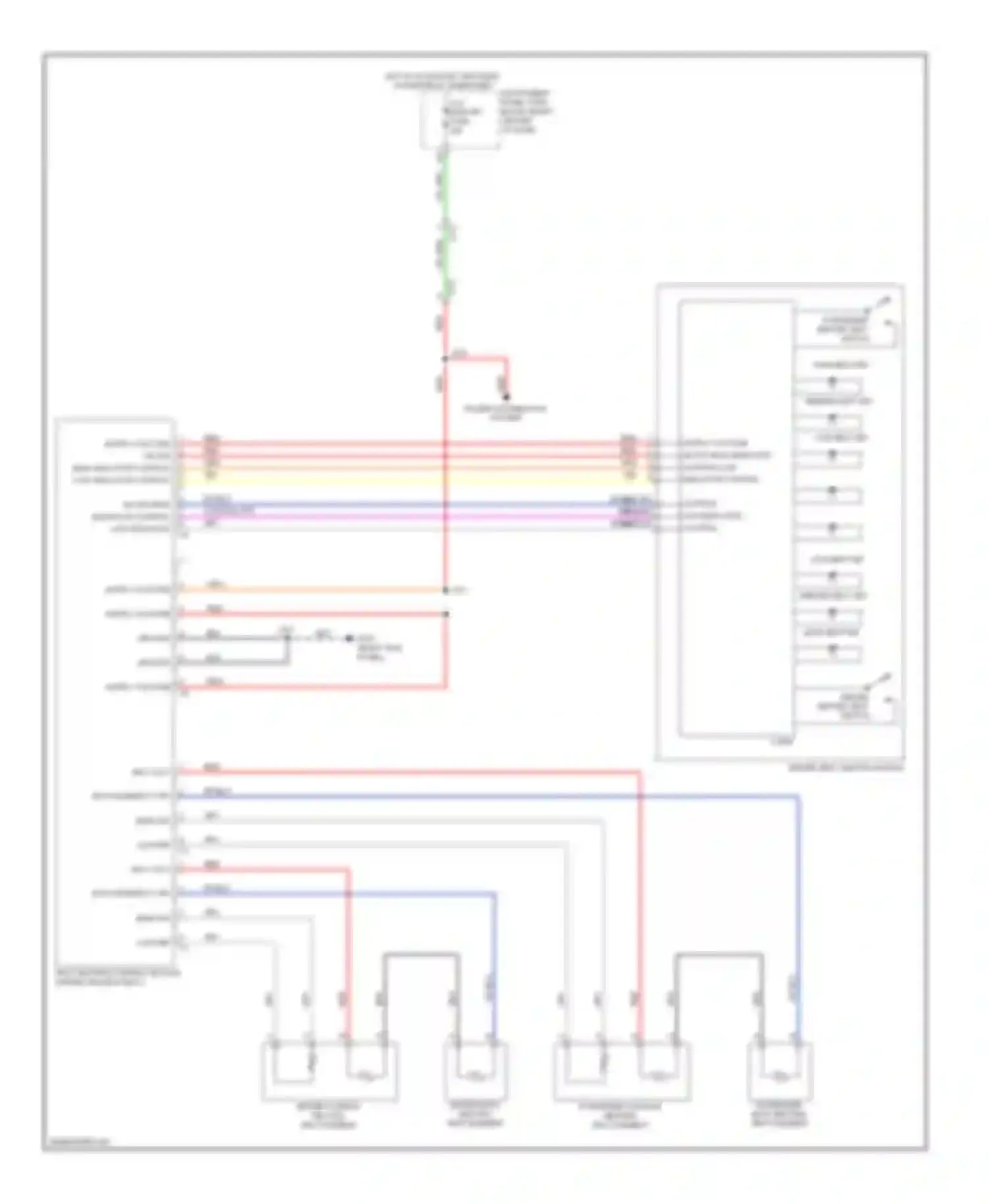 Wiring diagram sens sig for Chevrolet Equinox II (2009-2015) (2 of 2)