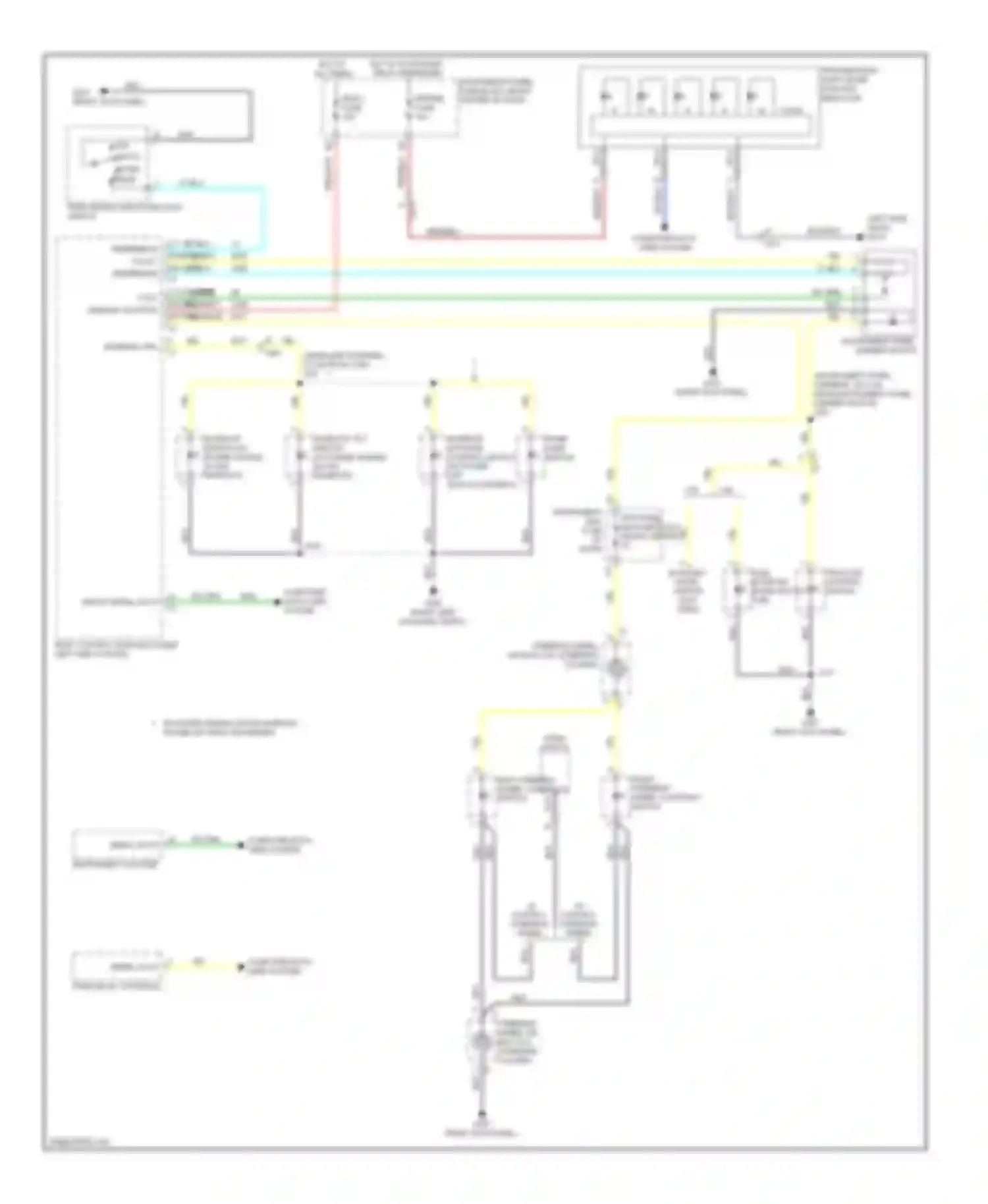 Wiring diagram turn signal/ multi-function switch for Chevrolet Equinox II (2009-2015) (3 of 4)