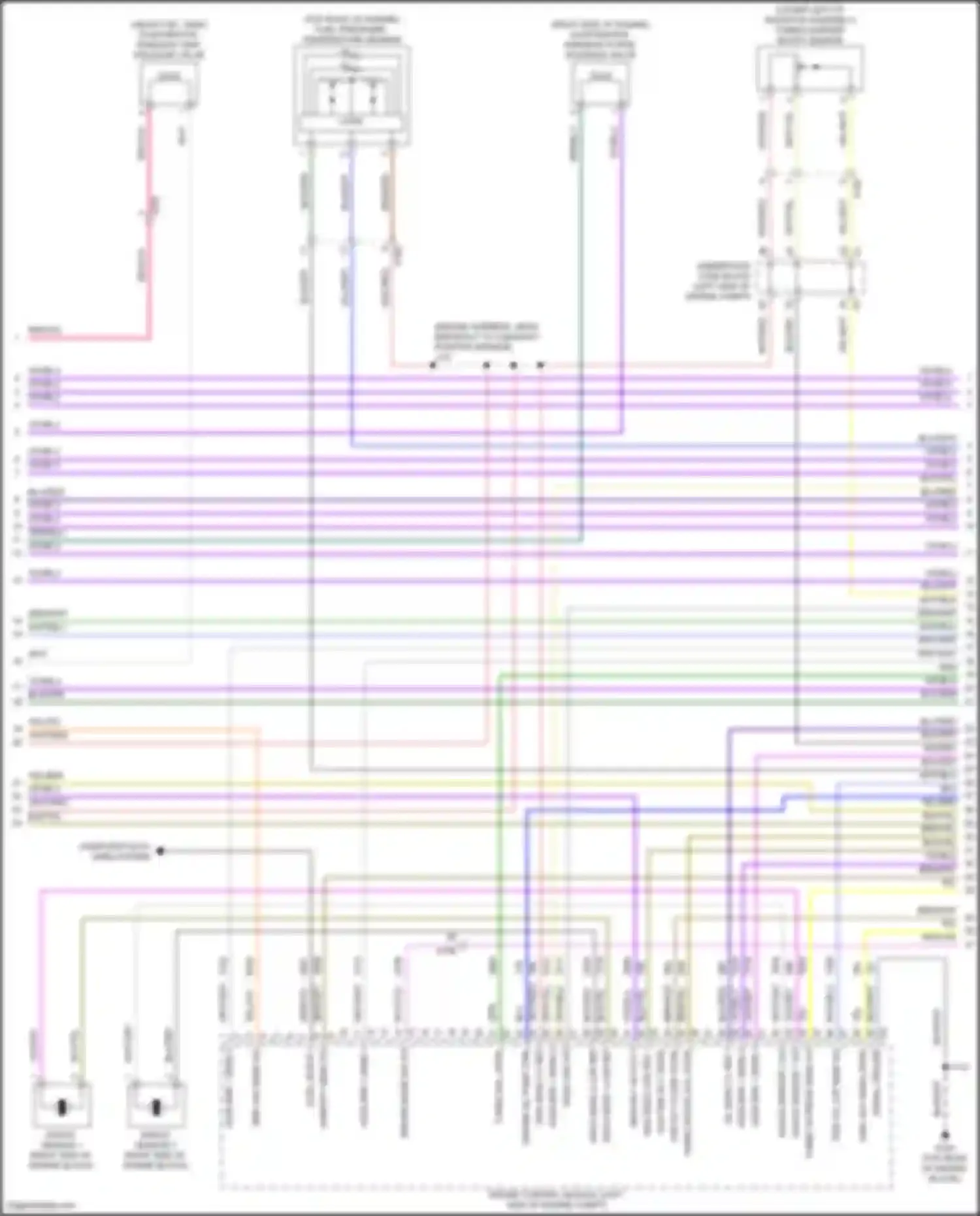 Equinox Chevrolet III facelift (2020-2024): Wiring diagram engine performance 1.5l vin v, california (3 of 7)