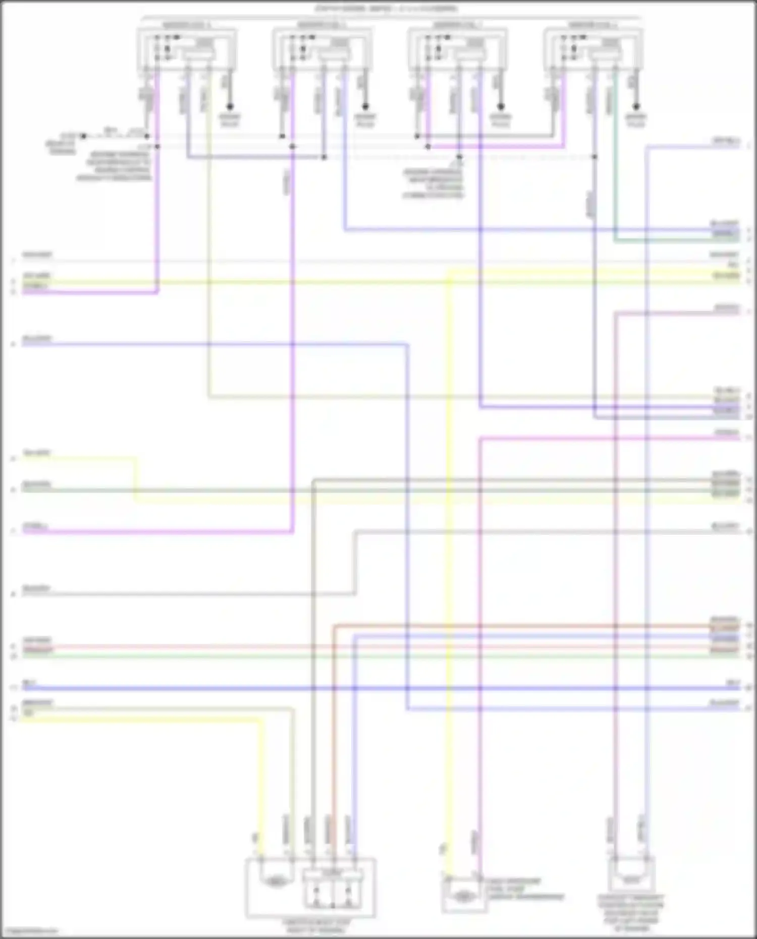 Equinox Chevrolet III facelift (2020-2024): Wiring diagram engine performance 1.5l vin v, california (6 of 7)