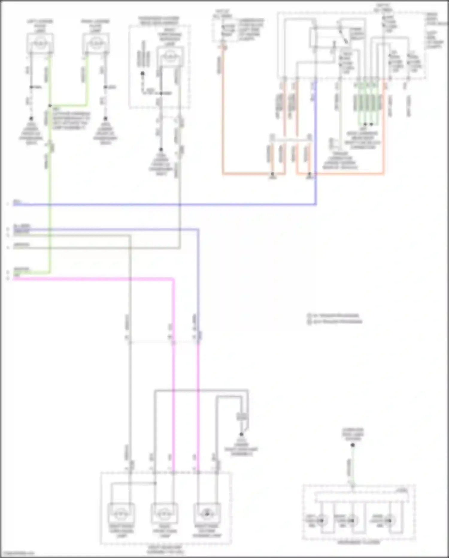 Equinox Chevrolet III facelift (2020-2024): Exterior lamps circuit (4 of 4)
