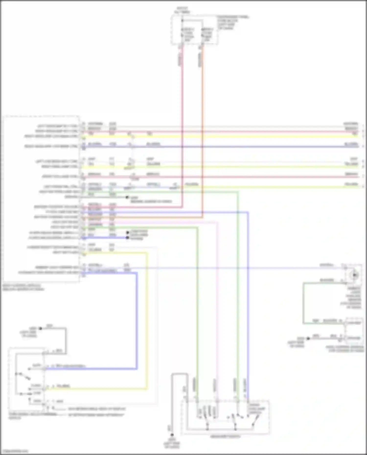 Equinox Chevrolet III facelift (2020-2024): Headlights circuit, w/o drl (1 of 3)