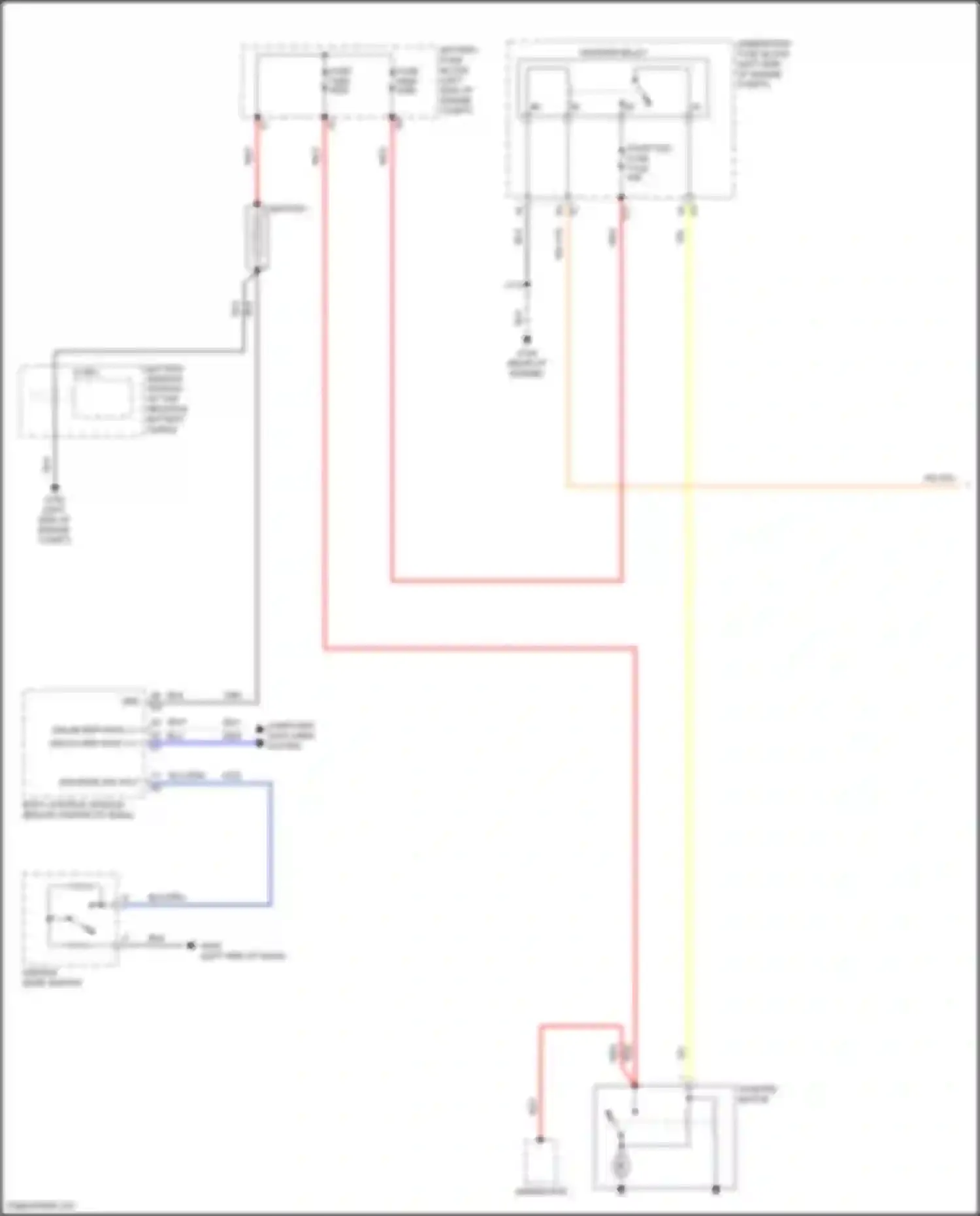 Equinox Chevrolet III facelift (2020-2024): Starting circuit, w/o stop/start system (1 of 2)