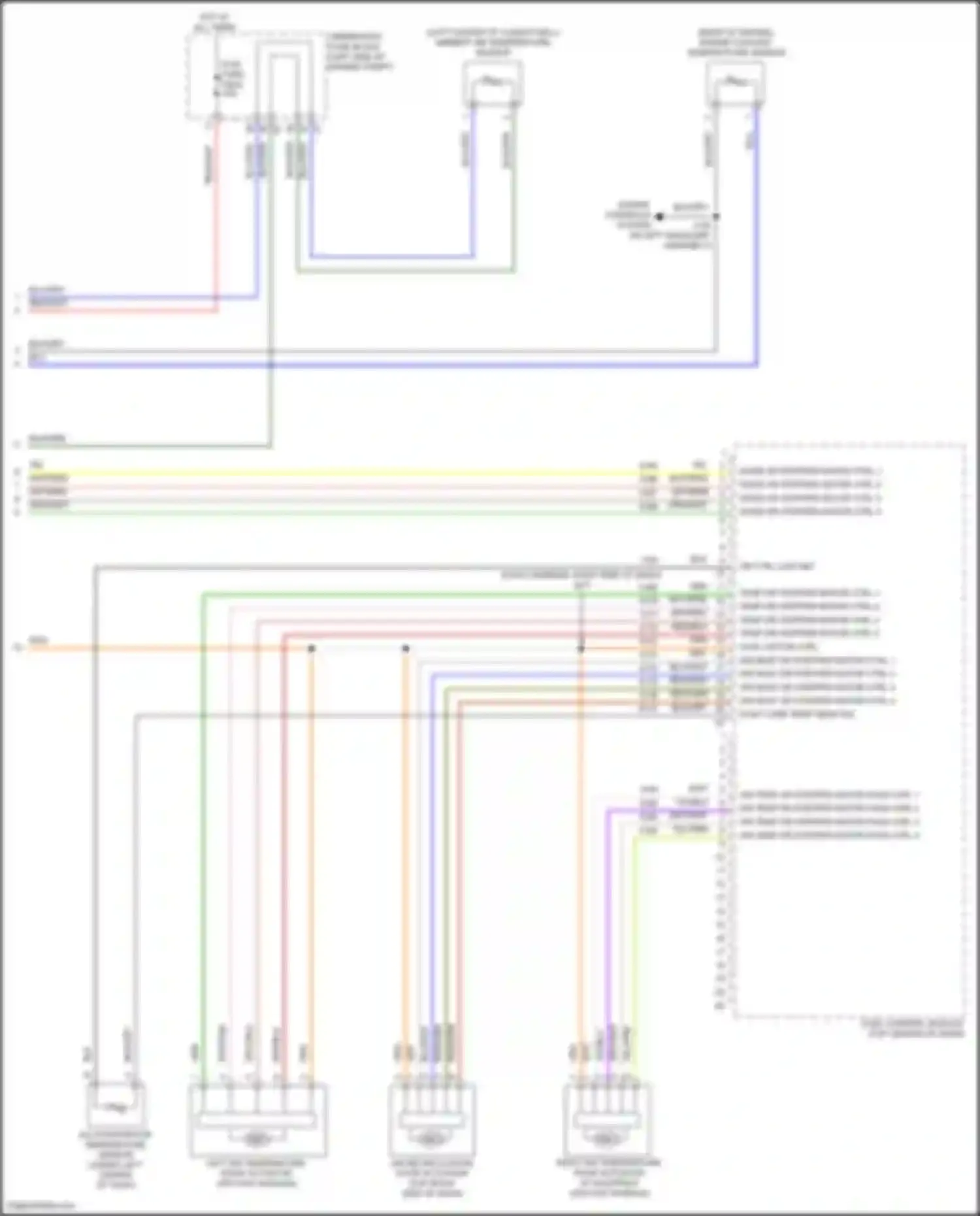 Wiring diagram air temp dr stepper motor pass ctrl 2 for Chevrolet Equinox III facelift (2020-2024) (1 of 1)