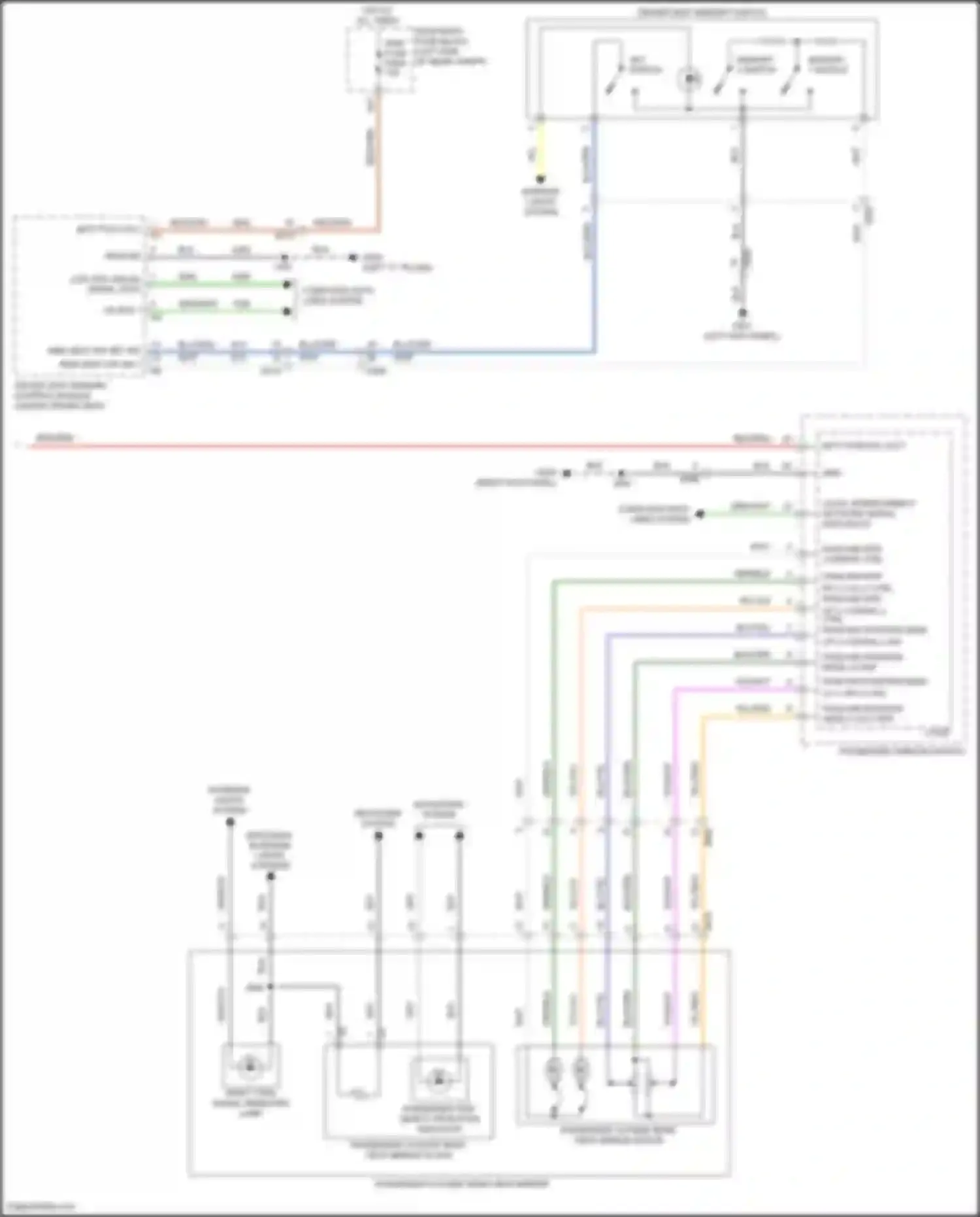 Wiring diagram defogger system for Chevrolet Equinox III facelift (2020-2024) (4 of 5)