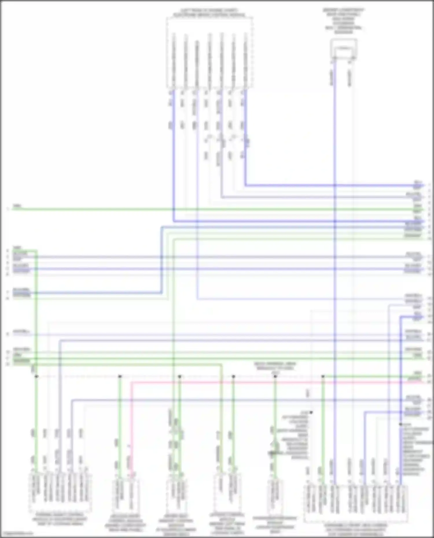 Wiring diagram high speed extension bus 1 terminating resistor for Chevrolet Equinox III facelift (2020-2024) (1 of 1)