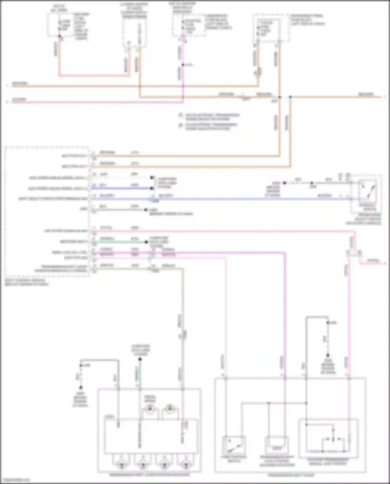 Wiring diagram park lock sol ctrl for Chevrolet Equinox III facelift (2020-2024) (1 of 3)