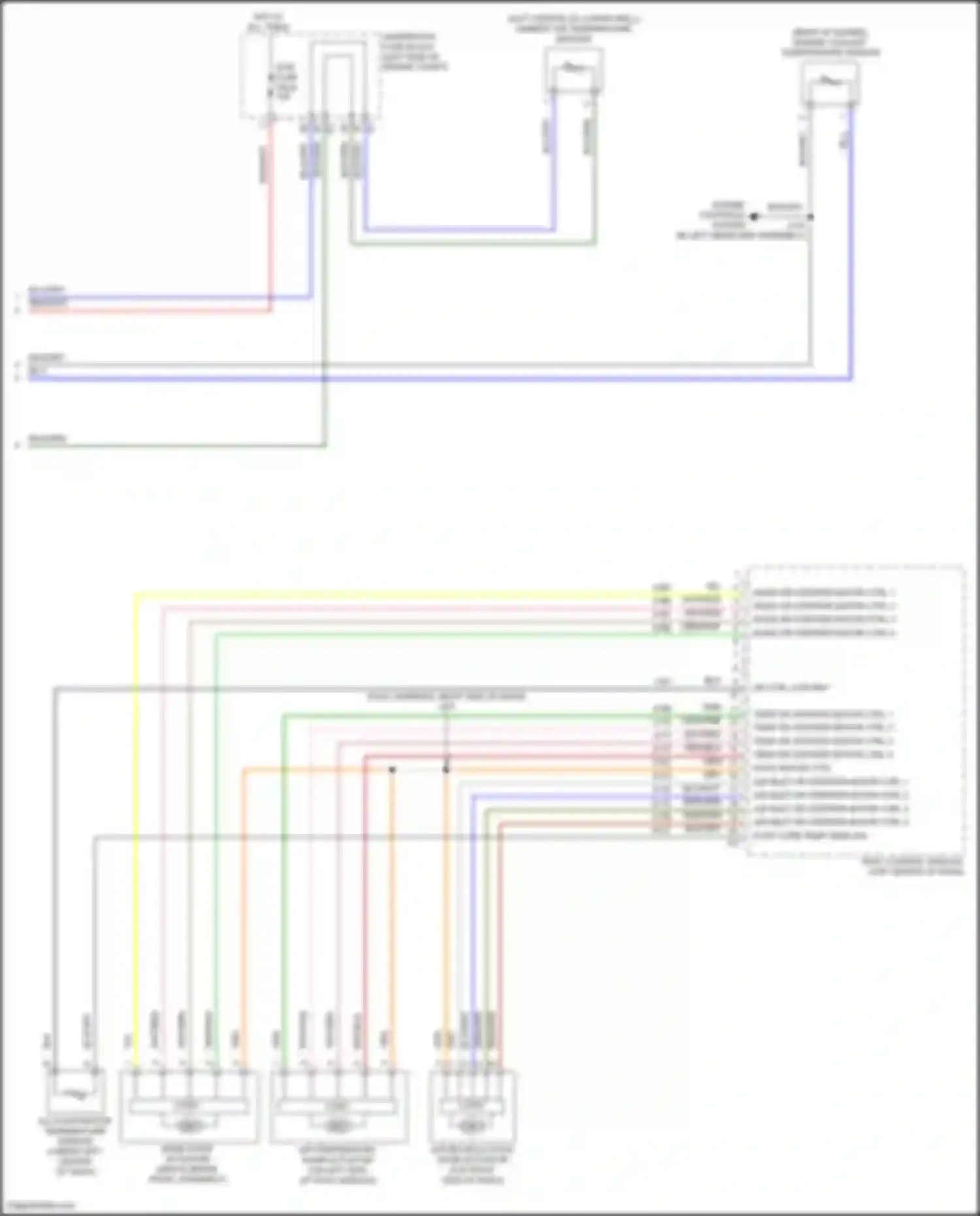 Wiring diagram temp dr stepper motor ctrl 1 for Chevrolet Equinox III facelift (2020-2024) (2 of 2)