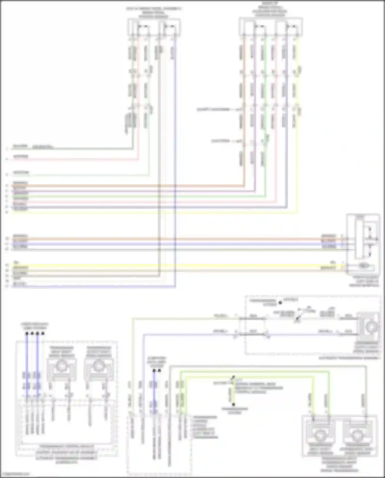 Wiring diagram transmissions system for Chevrolet Equinox III facelift (2020-2024) (4 of 7)