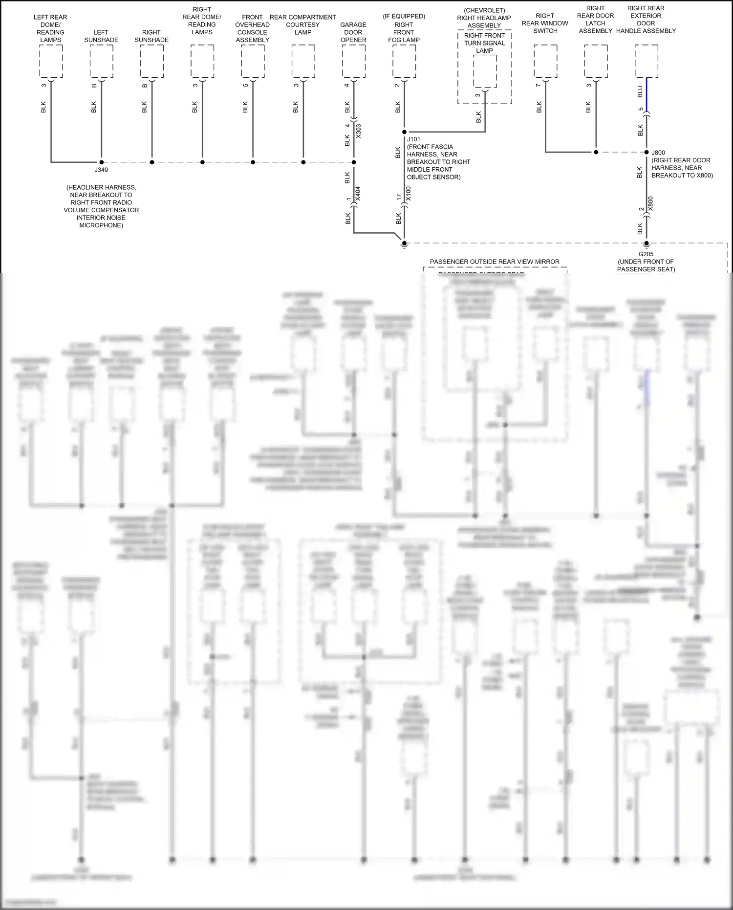 Chevrolet Equinox III (2017-2021) fuel pump driver control module wiring diagram  (2 of 6)