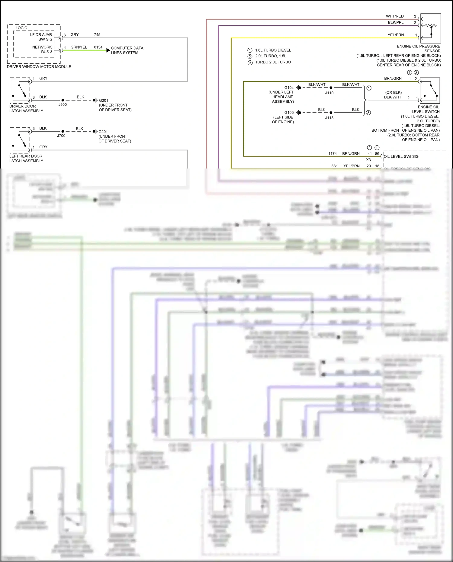 Chevrolet Equinox III (2017-2021) fuel pump driver control module wiring diagram  (3 of 6)