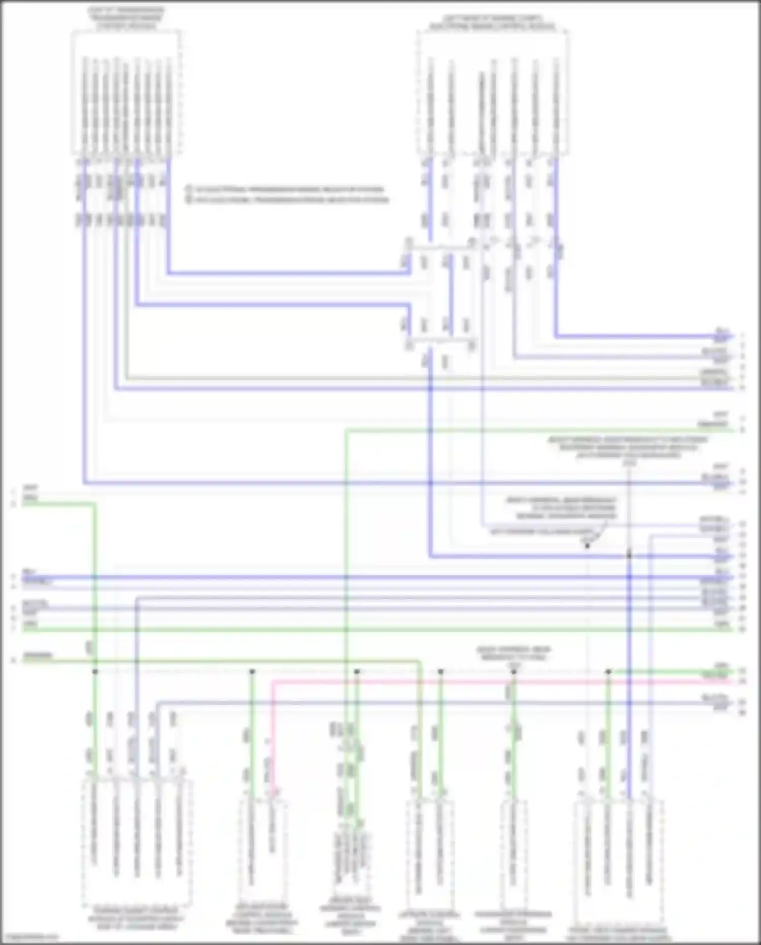 Wiring diagram liftgate control module for Chevrolet Equinox III (2017-2021) (1 of 5)