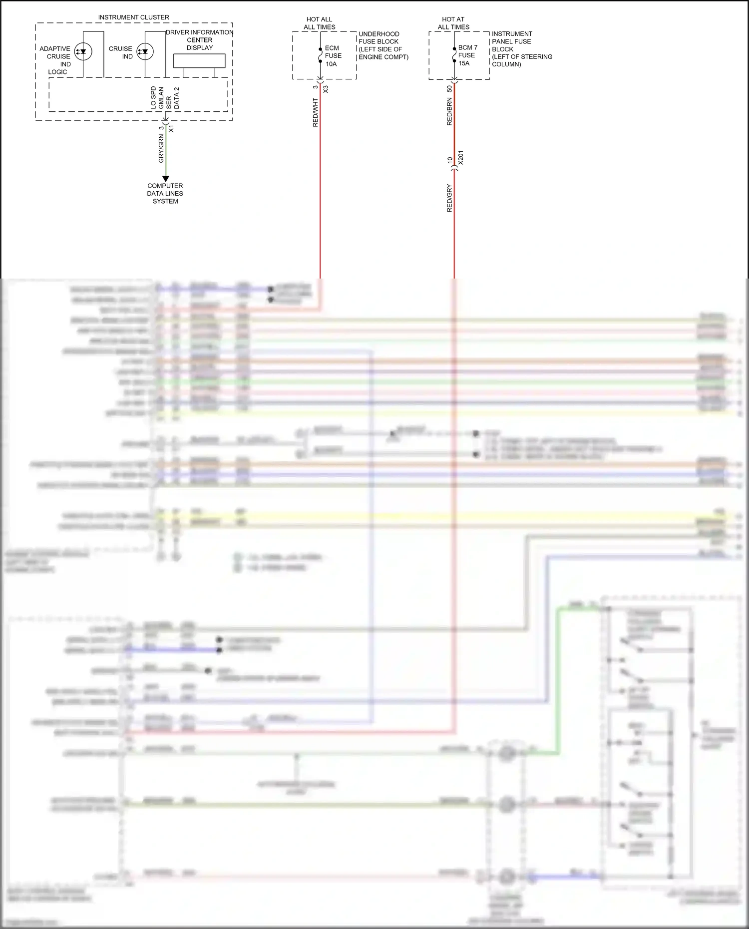Chevrolet Equinox III (2017-2021) low ref wiring diagram  (1 of 29)