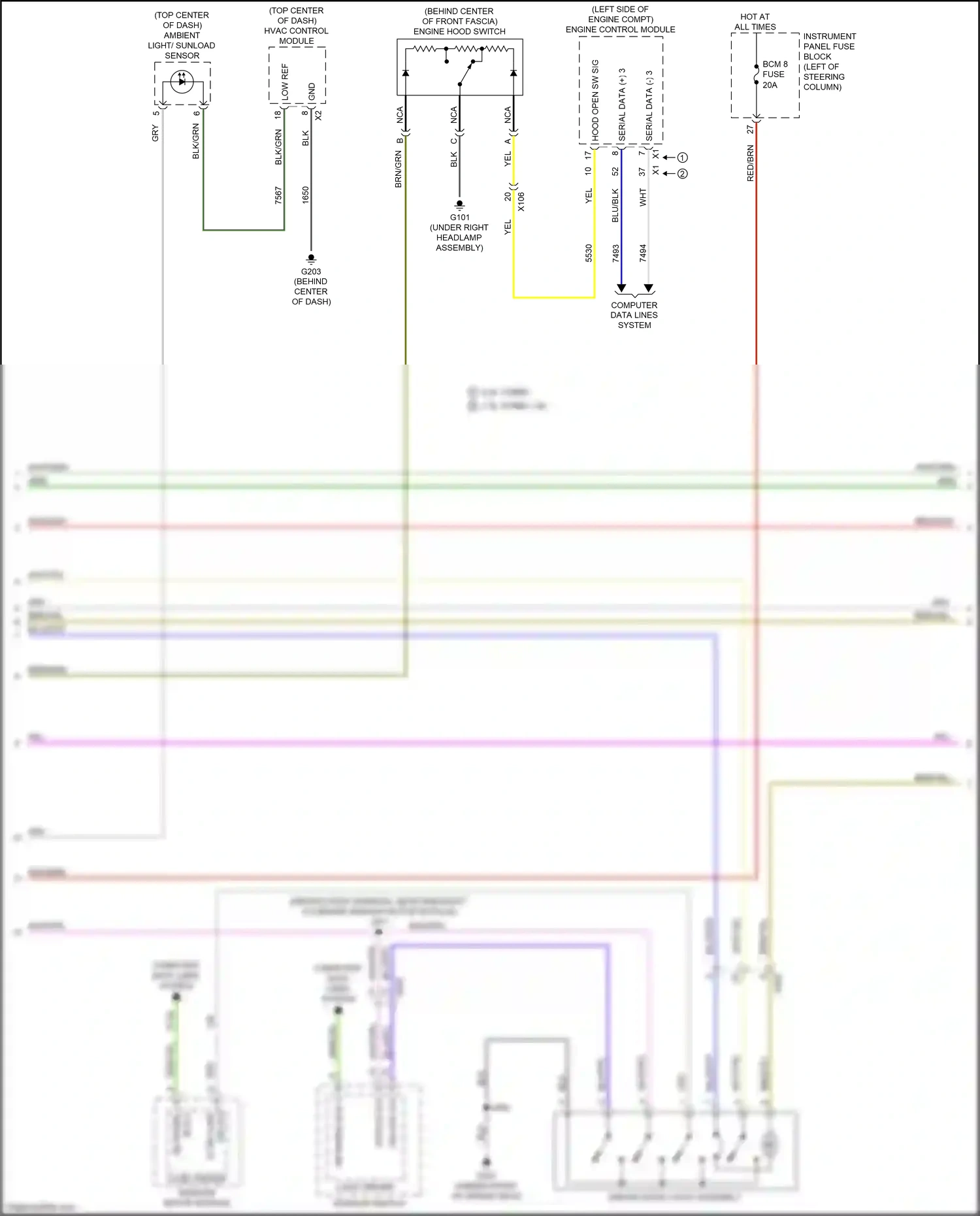 Chevrolet Equinox III (2017-2021) low ref wiring diagram  (5 of 29)