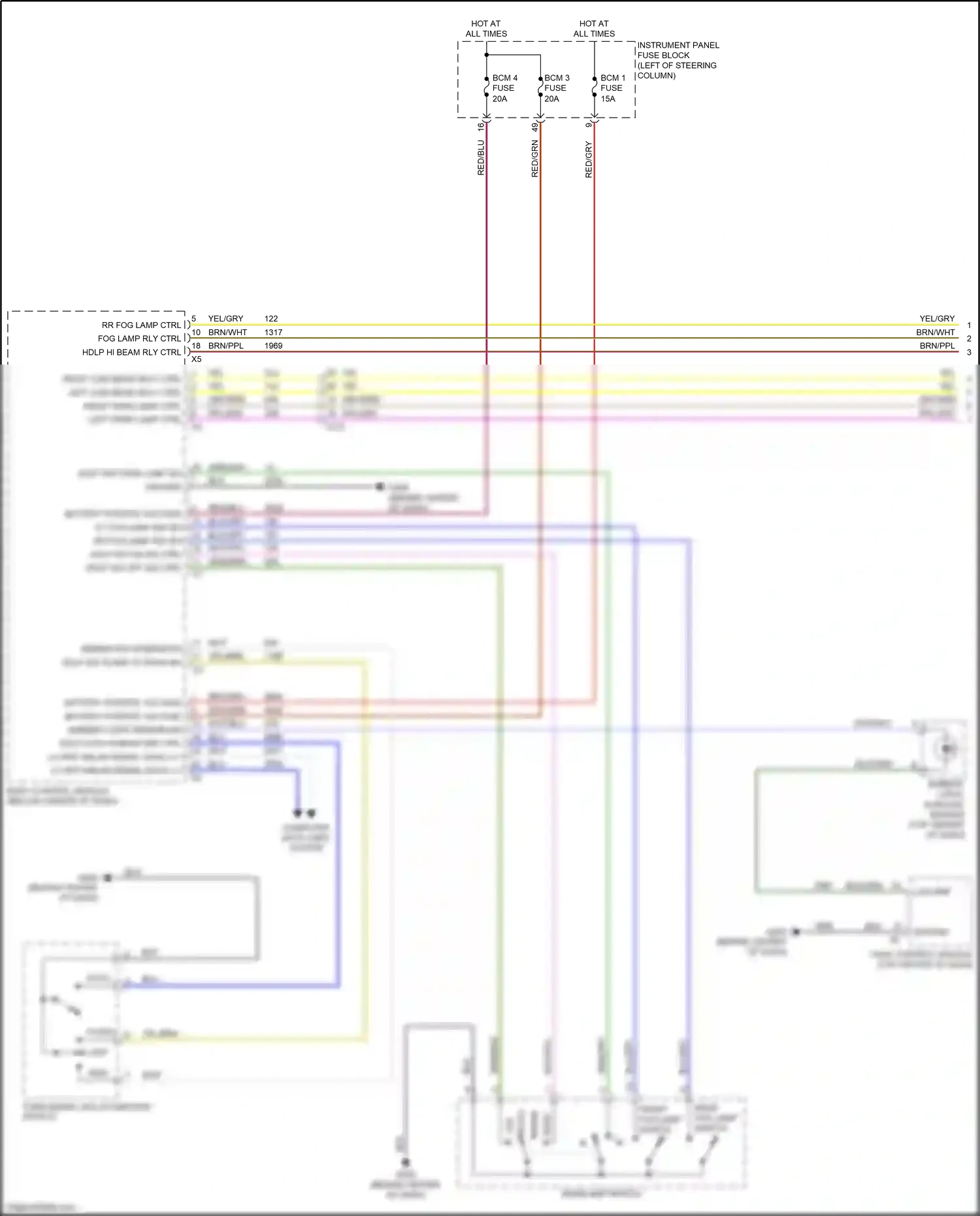 Chevrolet Equinox III (2017-2021) low ref wiring diagram  (14 of 29)