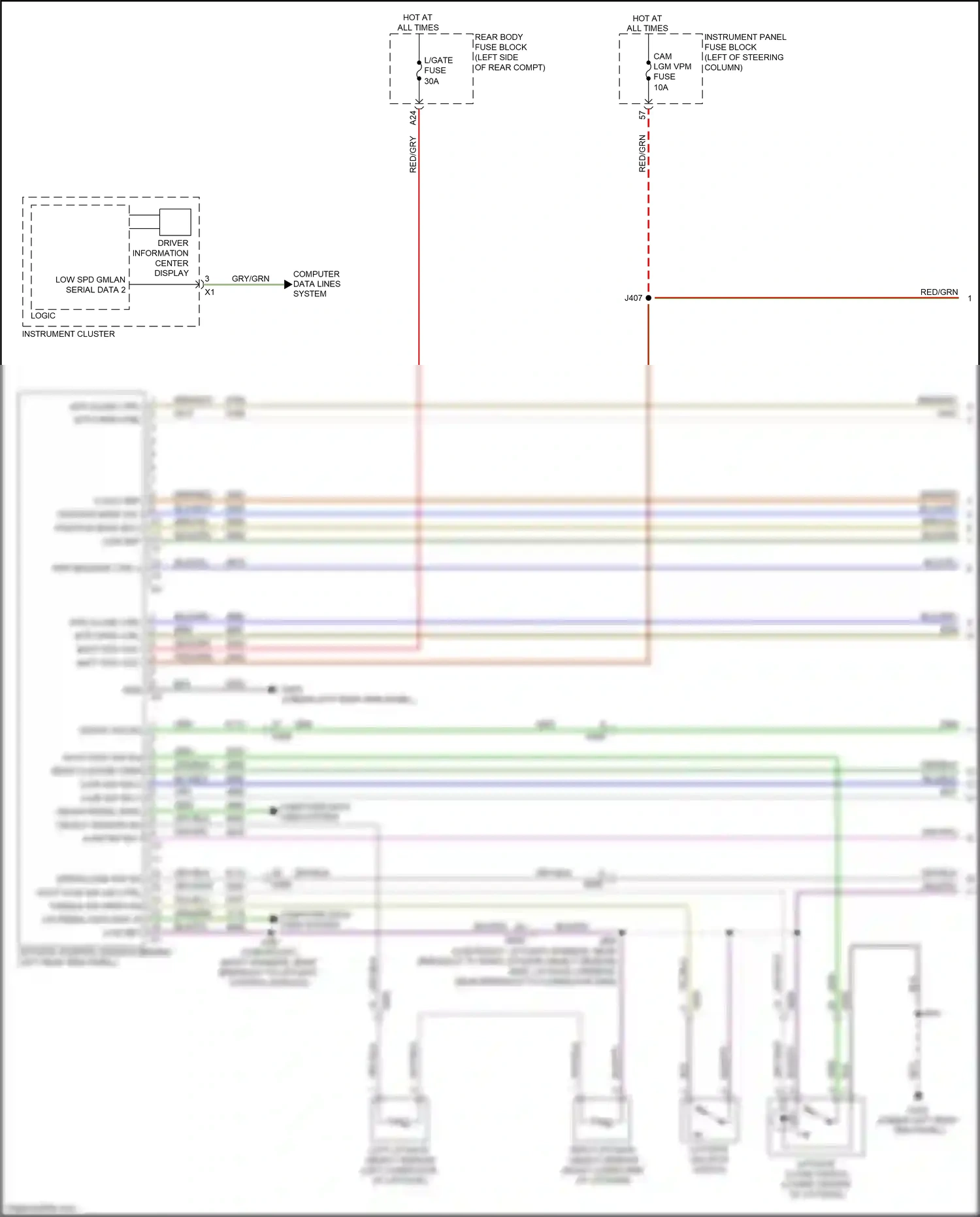 Wiring diagram mtr close ctrl for Chevrolet Equinox III (2017-2021) (1 of 1)