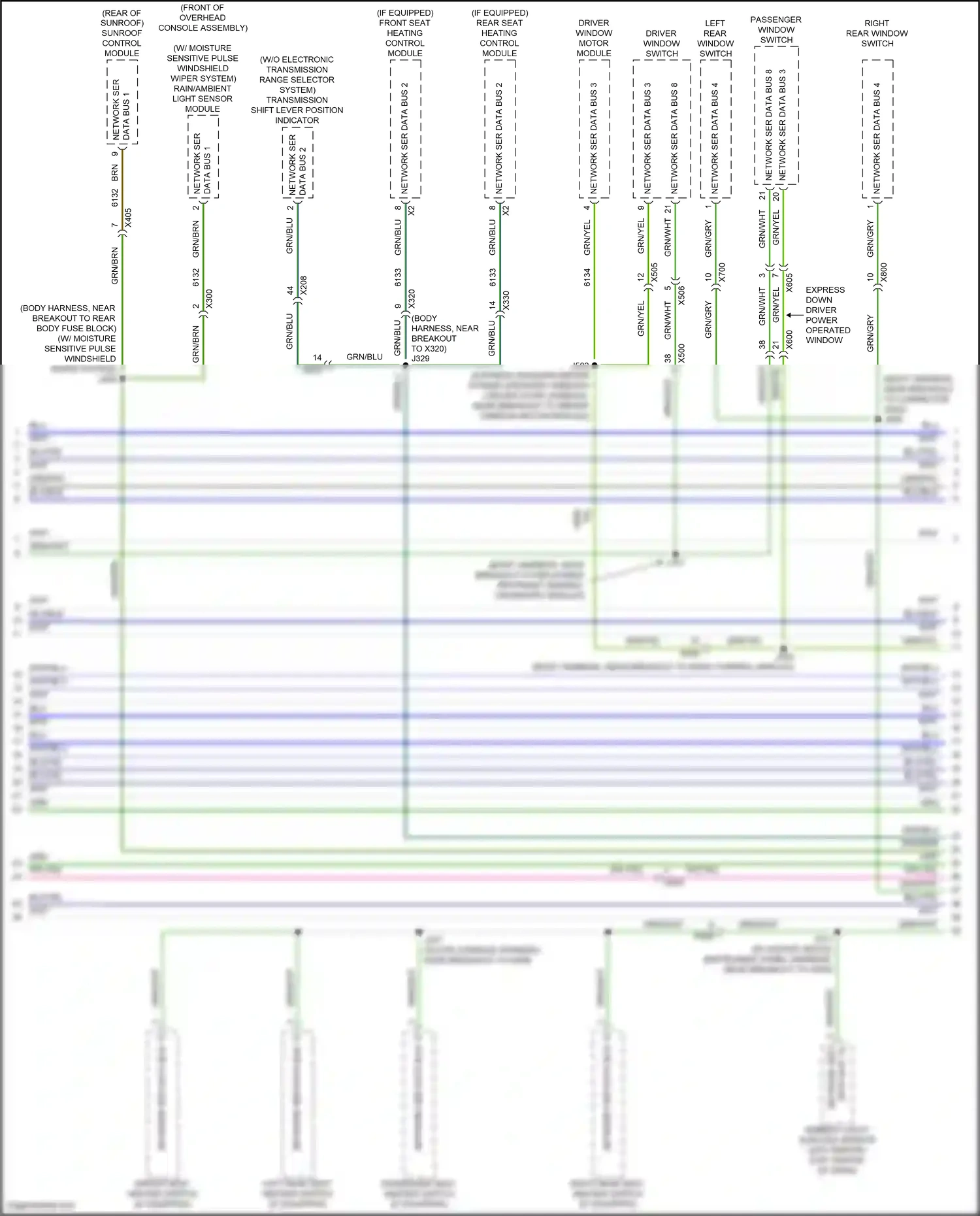 Wiring diagram network ser for Chevrolet Equinox III (2017-2021) (3 of 5)