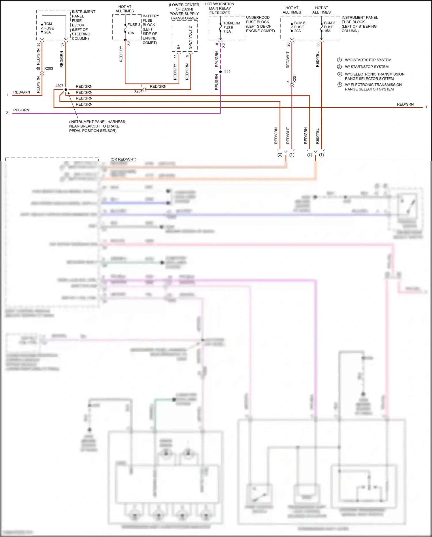 Chevrolet Equinox III (2017-2021) park lock sol ctrl wiring diagram  (1 of 4)