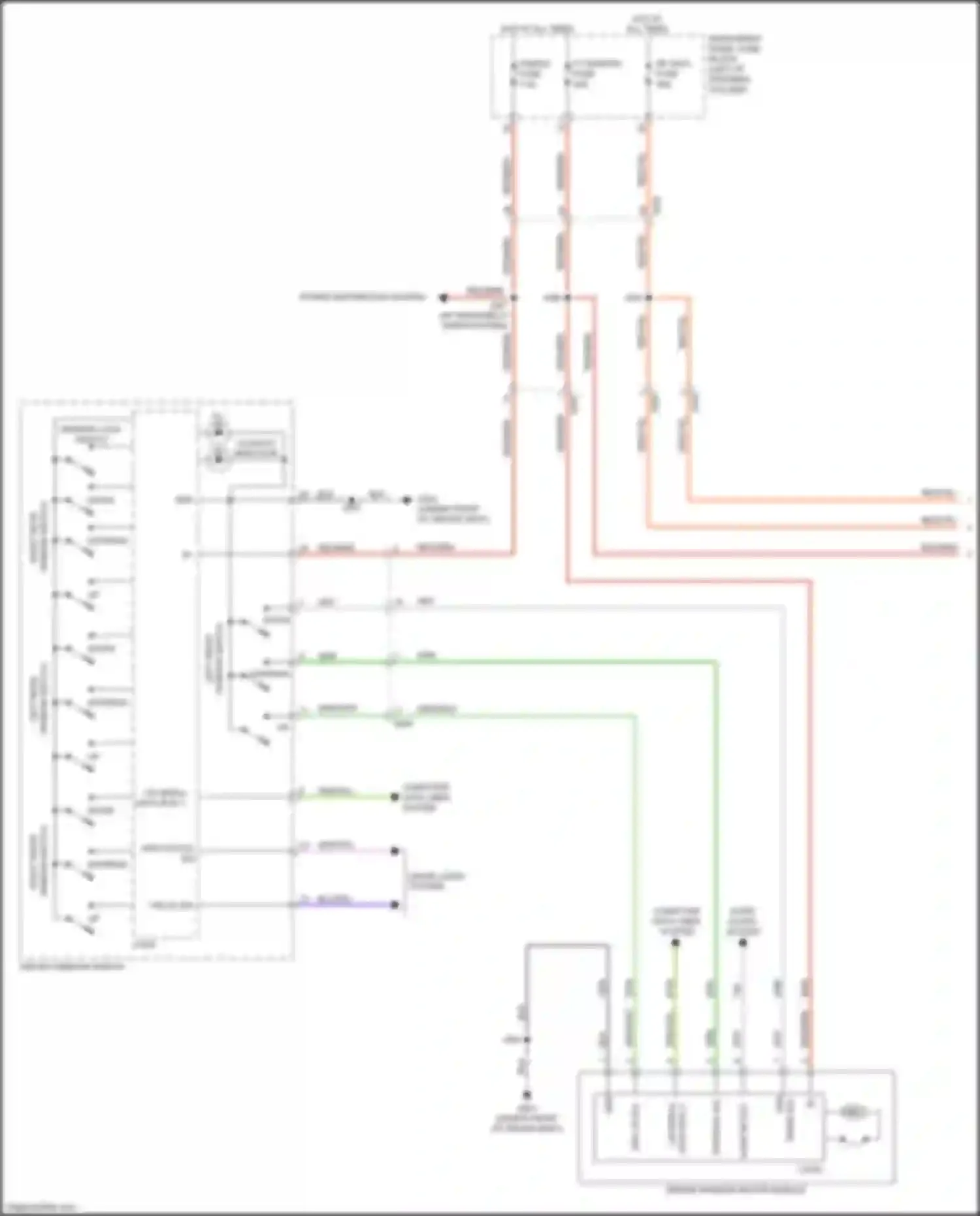 Wiring diagram power distribution system for Chevrolet Equinox III (2017-2021) (7 of 19)