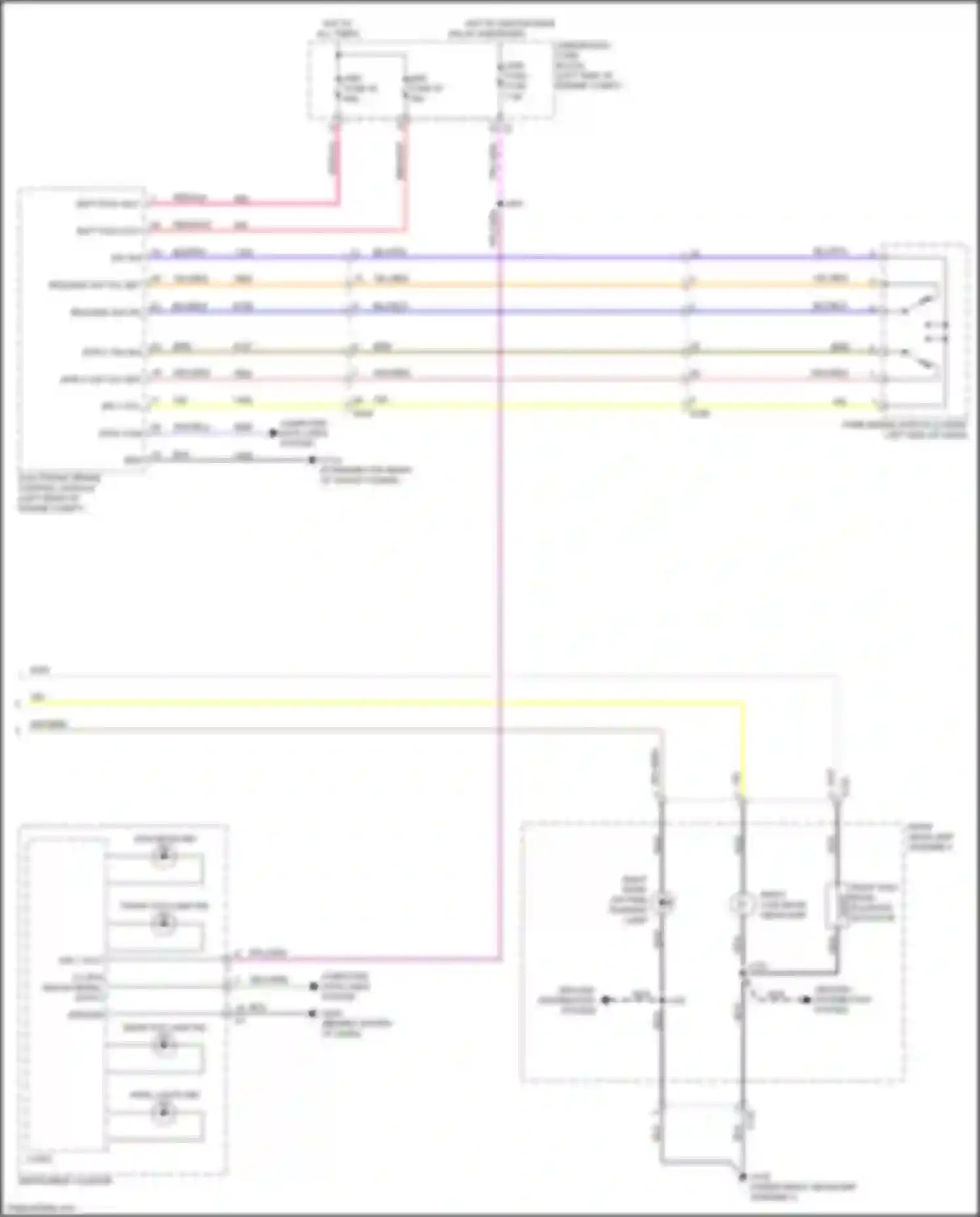 Wiring diagram rear fog lamp ind for Chevrolet Equinox III (2017-2021) (1 of 3)