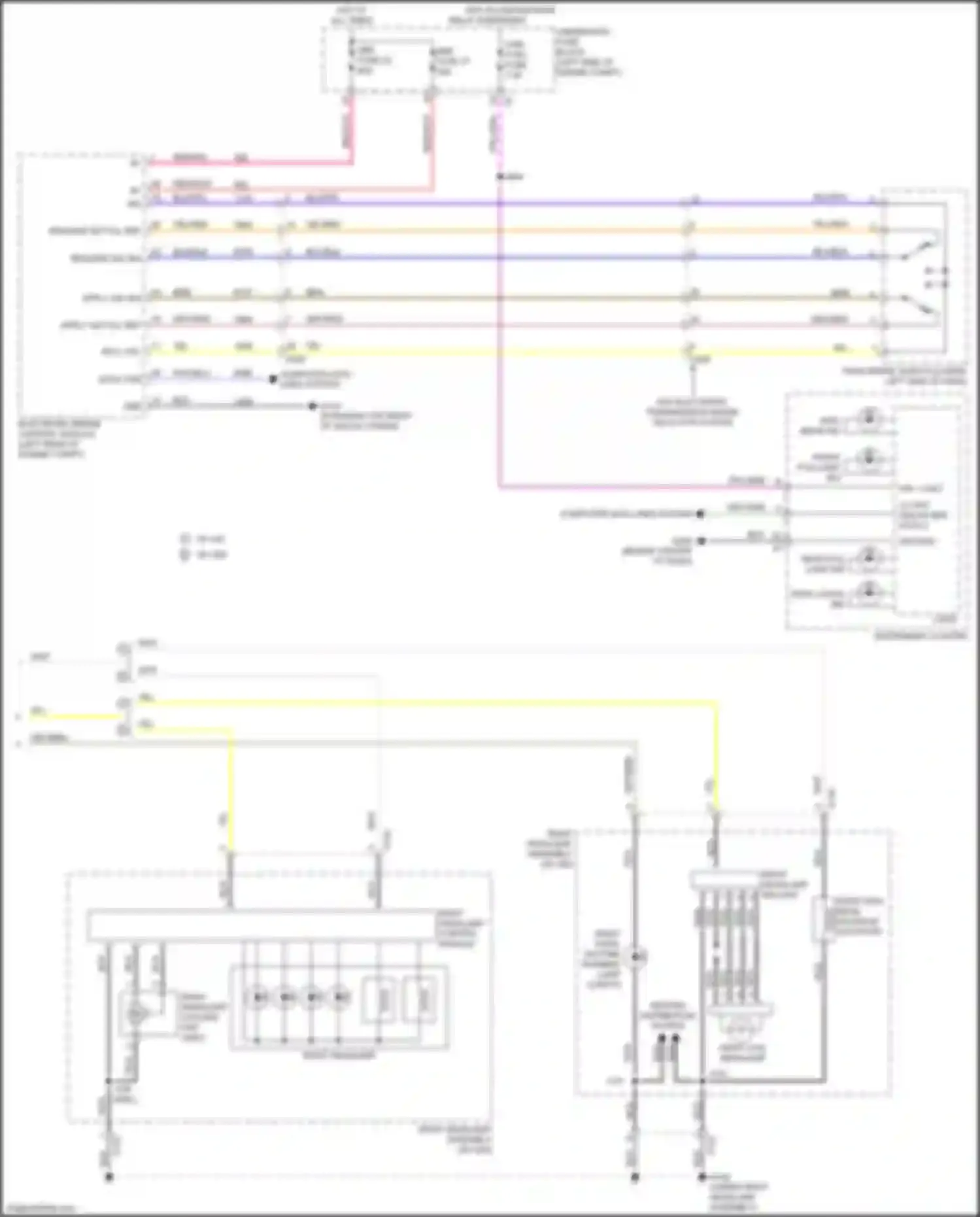 Wiring diagram release sw sig for Chevrolet Equinox III (2017-2021) (2 of 2)