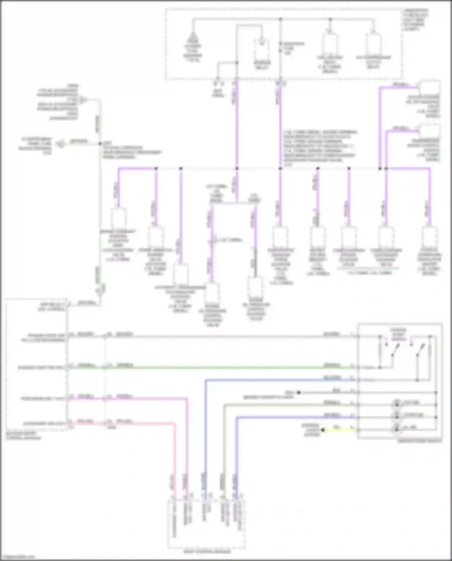Wiring diagram starter relay for Chevrolet Equinox III (2017-2021) (4 of 6)