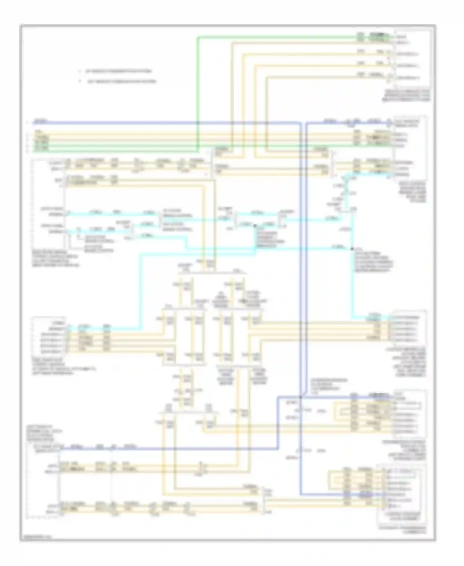 Wiring diagram w/ active brake control for Chevrolet Express G1500  (2013-2013) (1 of 2)