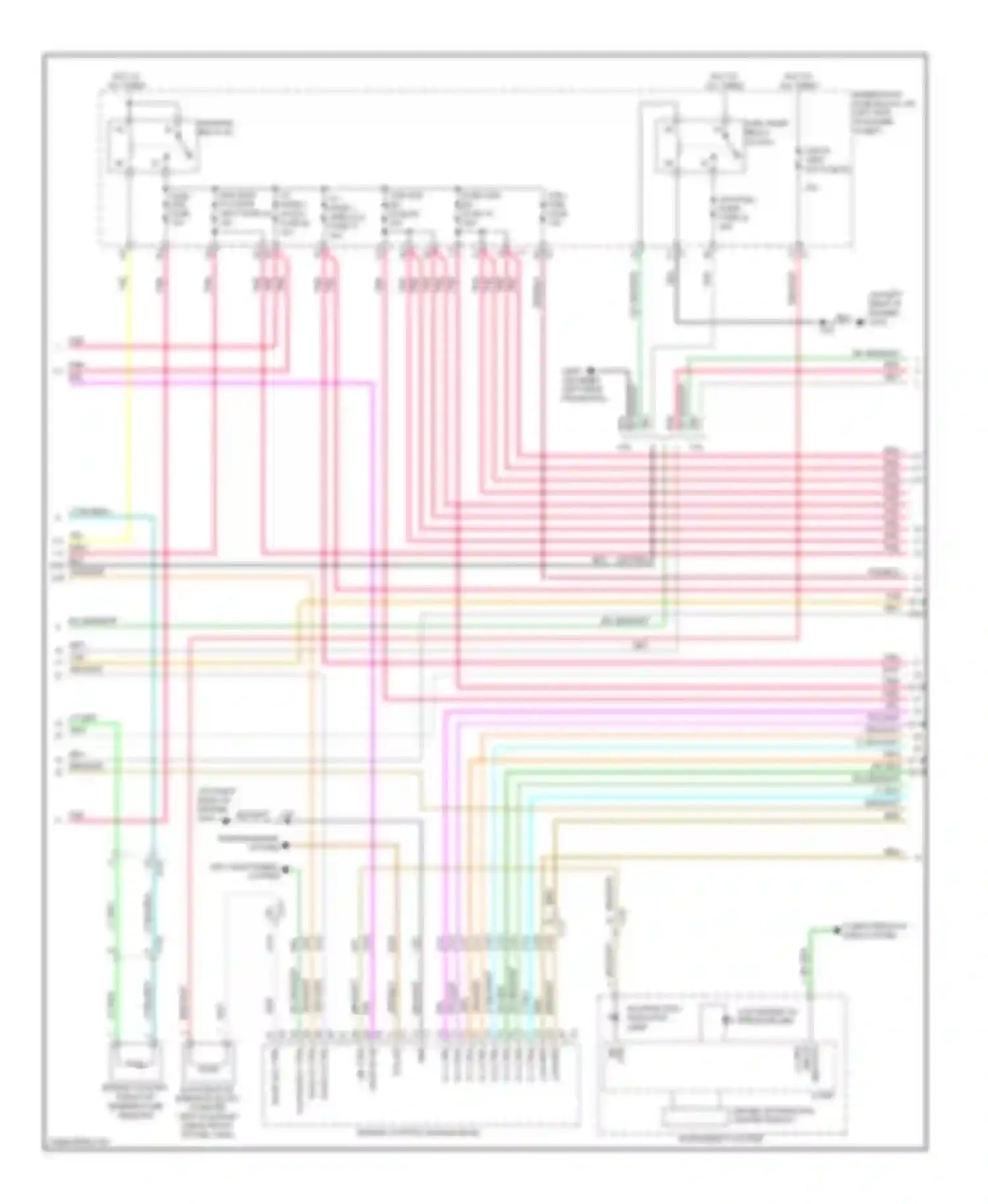 Express G3500 Chevrolet  (2013-2013): Wiring diagram engine performance 4.8l vin a (2 of 5)