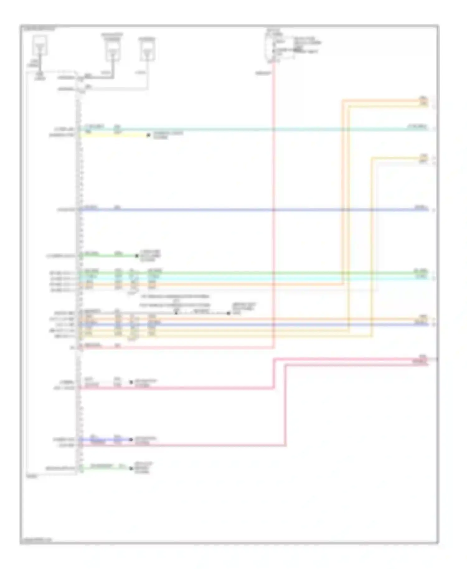Wiring diagram rdo/ chime fuse 20 for Chevrolet Express G3500  (2013-2013) (2 of 4)
