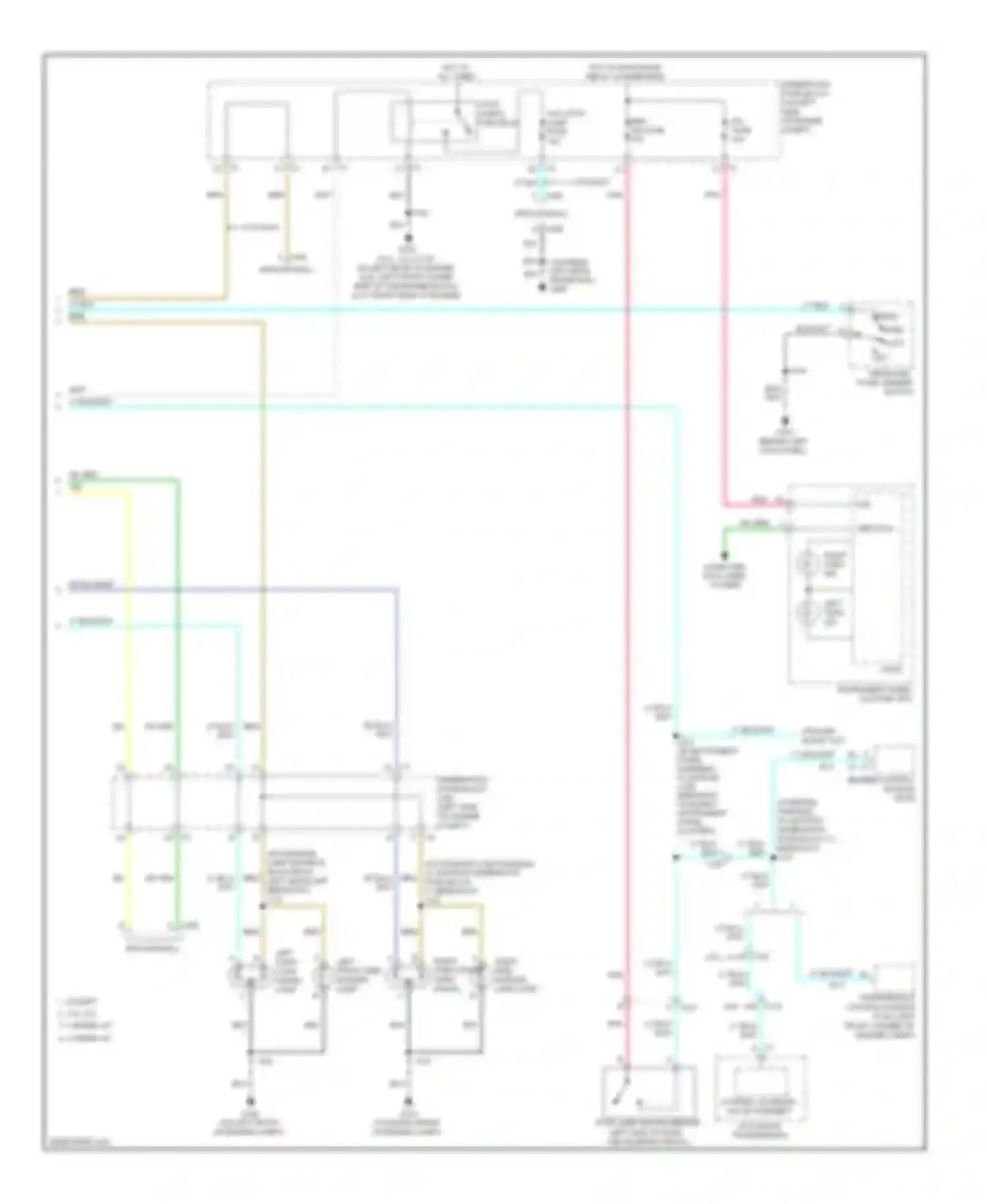 Wiring diagram (in forward lamp harness, 12 cm from underhood fuse block for Chevrolet Express H1500  (2013-2013) (1 of 1)