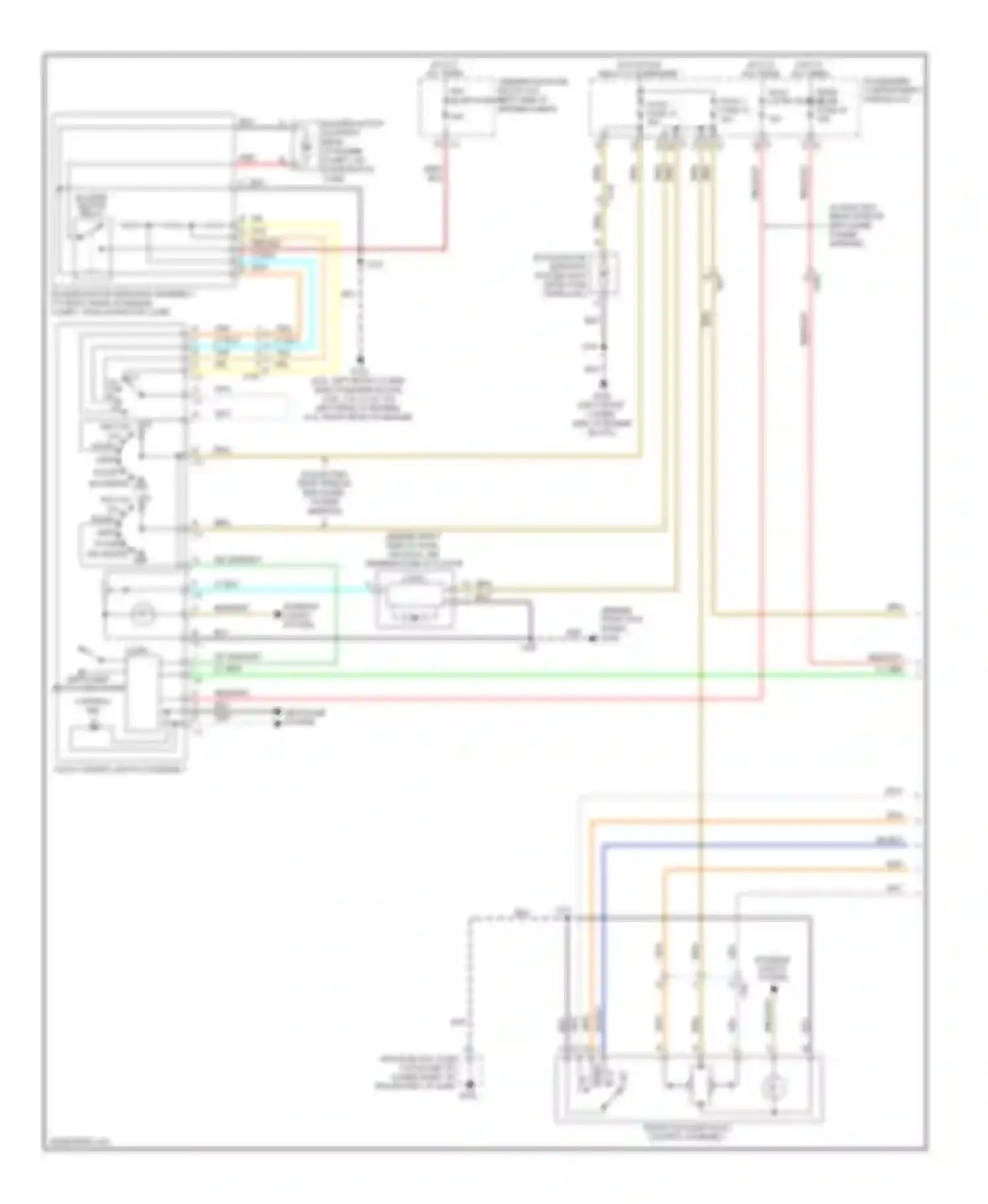 Wiring diagram passenger compartment fuse block for Chevrolet Express H1500  (2013-2013) (4 of 11)